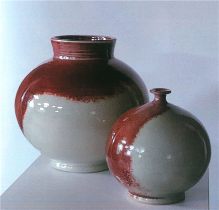 (出展作品)赤い夕焼け、鄭善泳(チョン ソニョン)