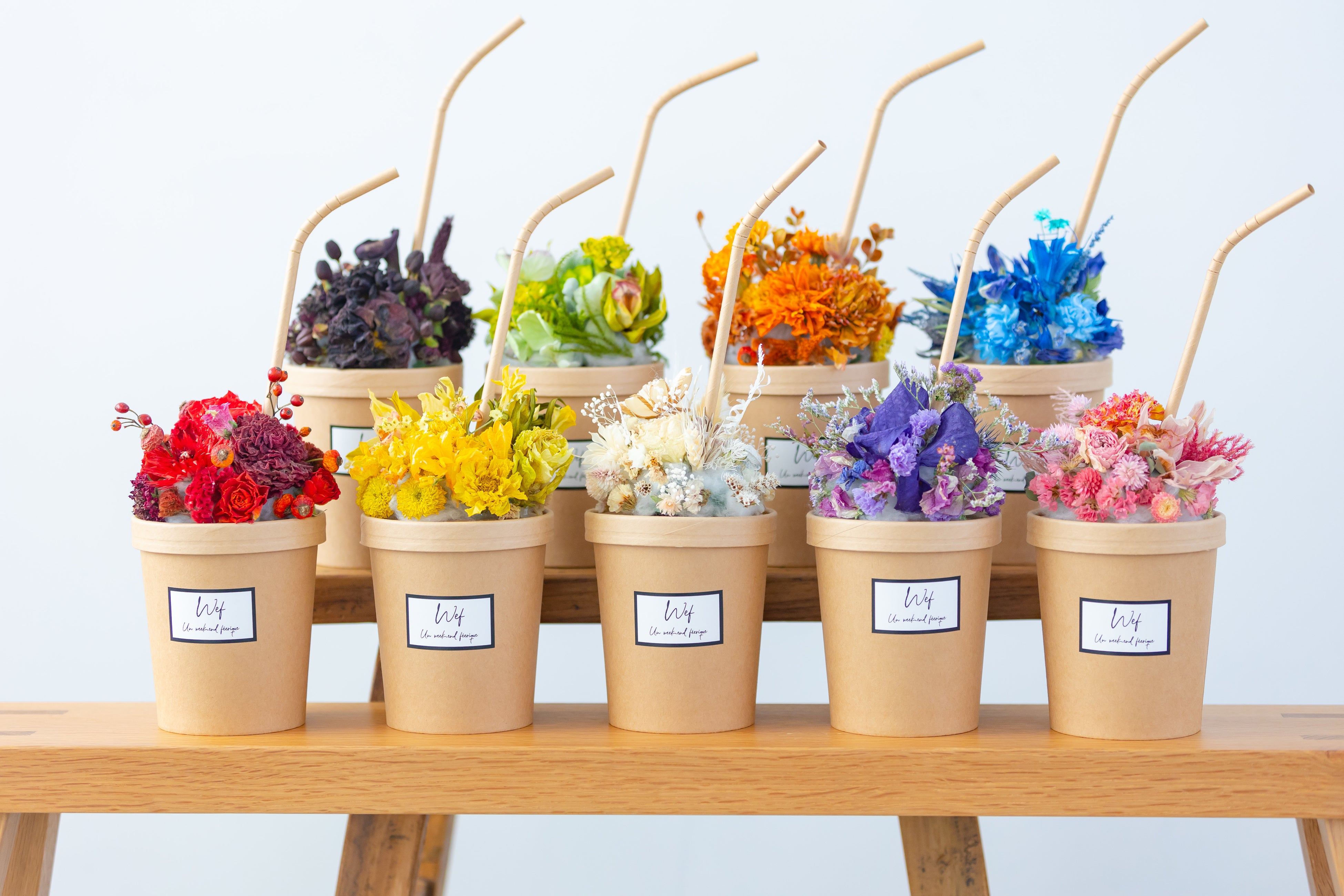 推し色フラワーカップ