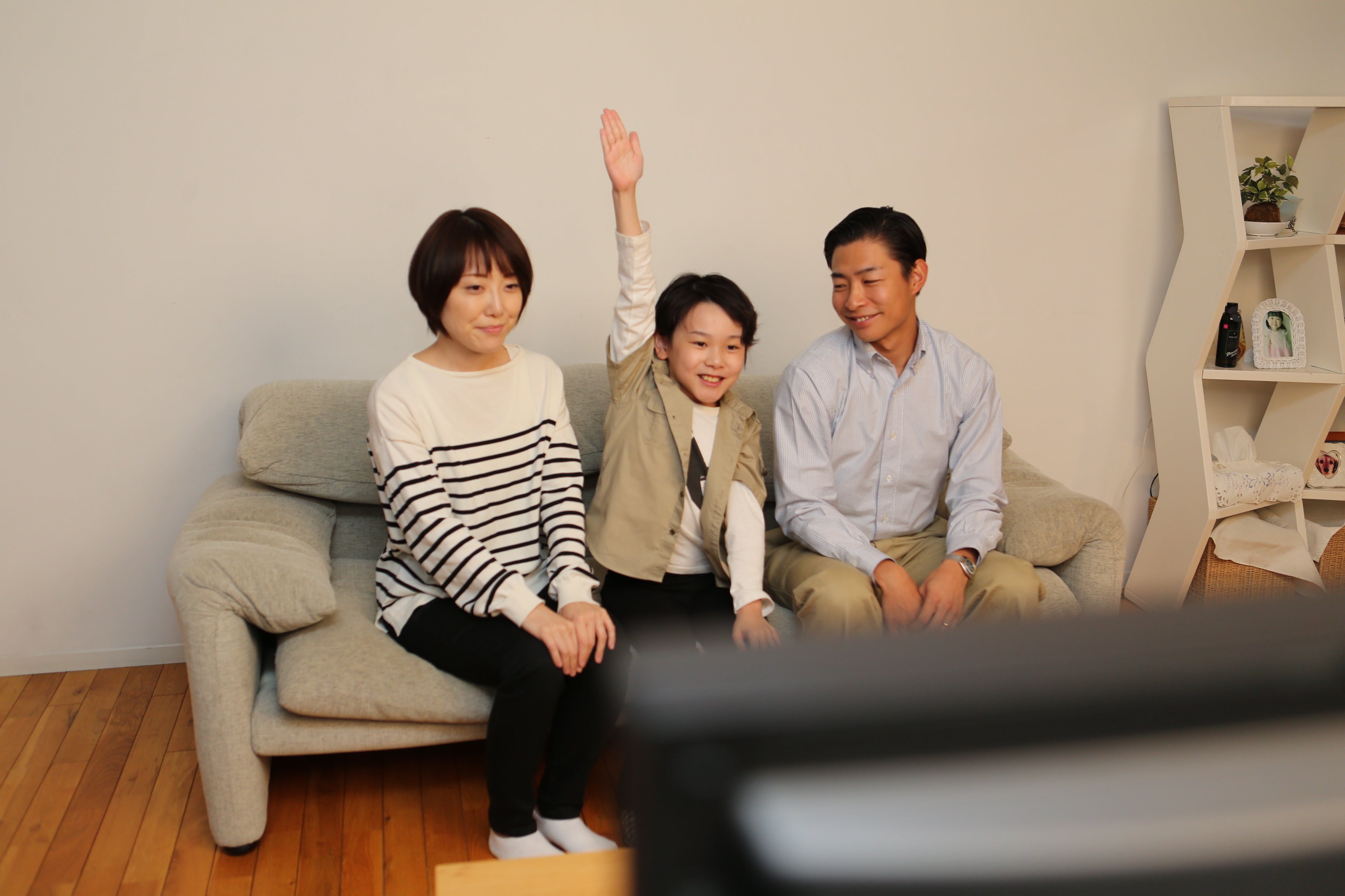 ミラーリングすればテレビでも受講OK！