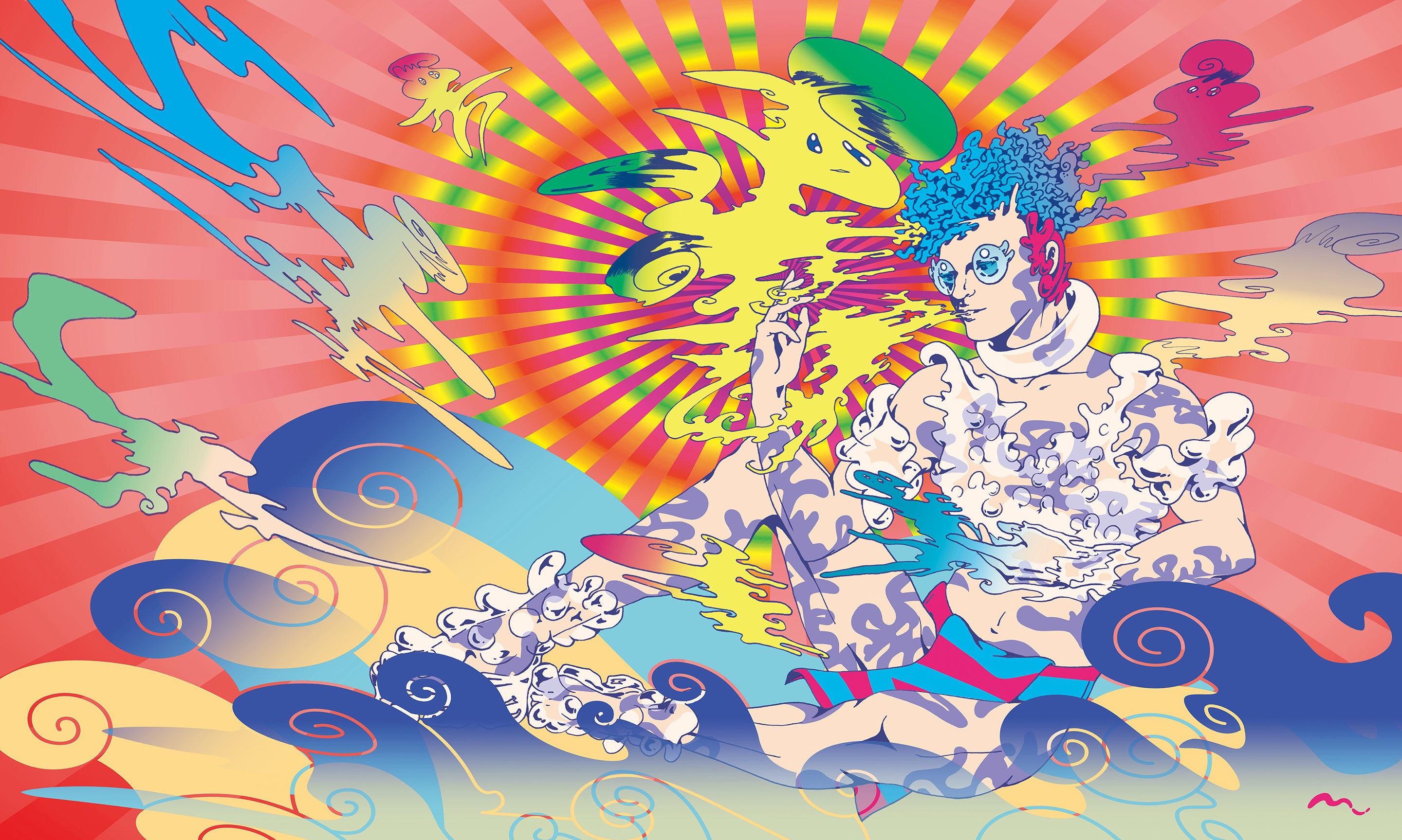 縦120センチ、横200センチの「MOVE ON」