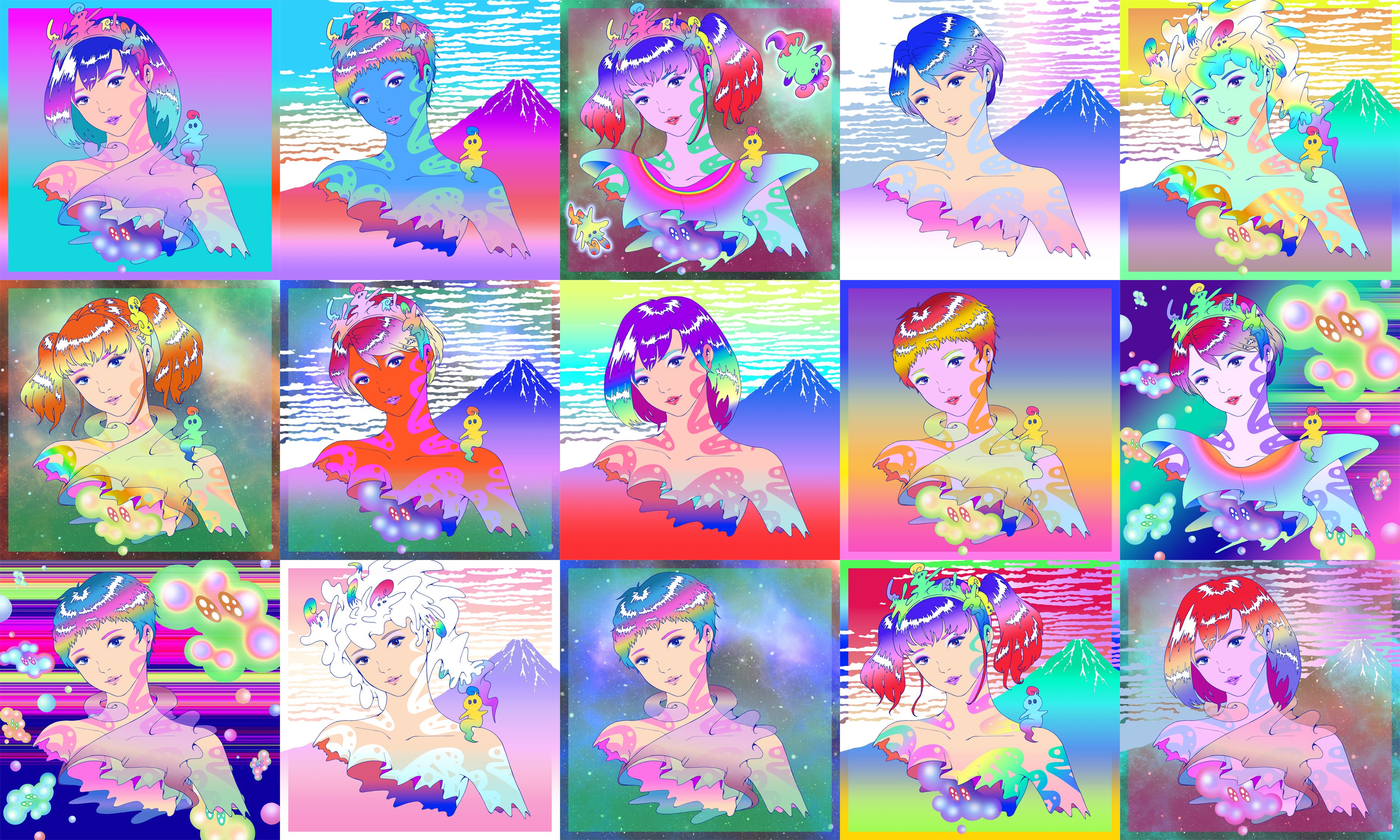 「CryptGhost Friends -Generative-」のコレクションを一部、サムネイルとして先行公開