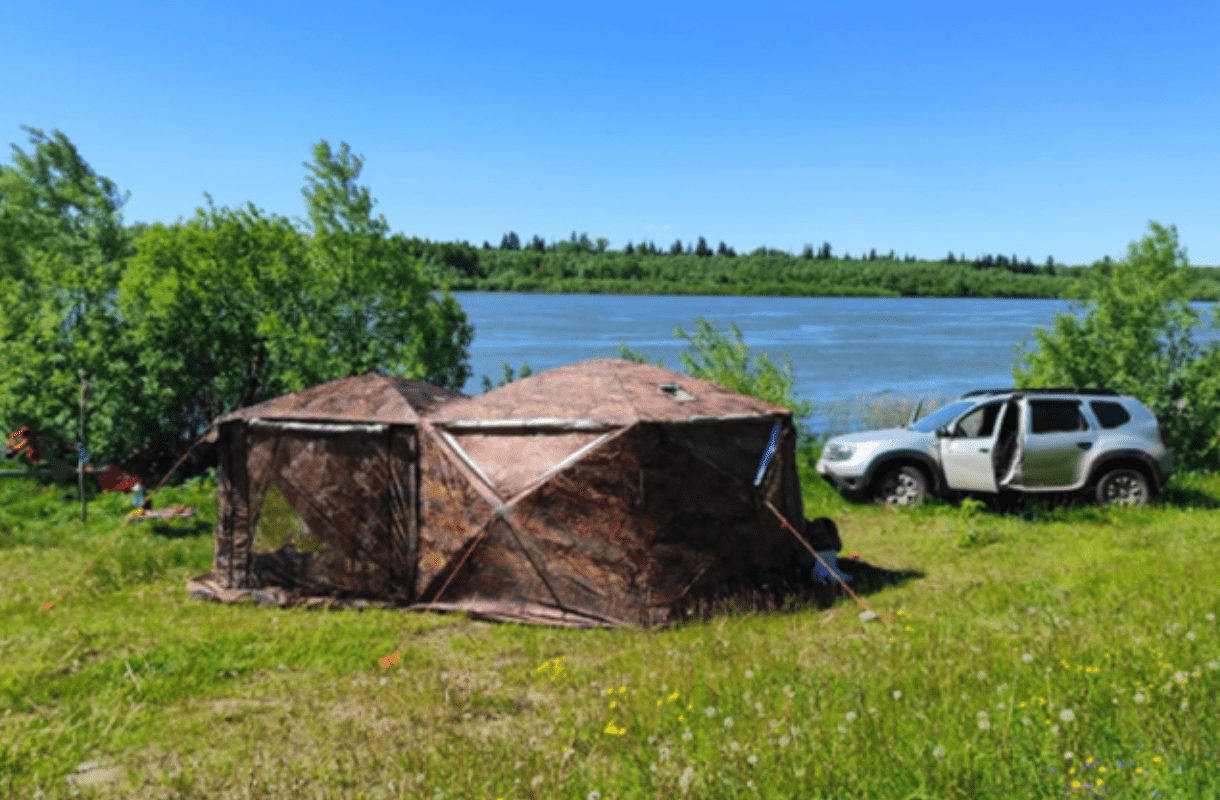 目標金額478%突破！】極寒-50℃でも使用可能なテントサウナ「BEREG(べ