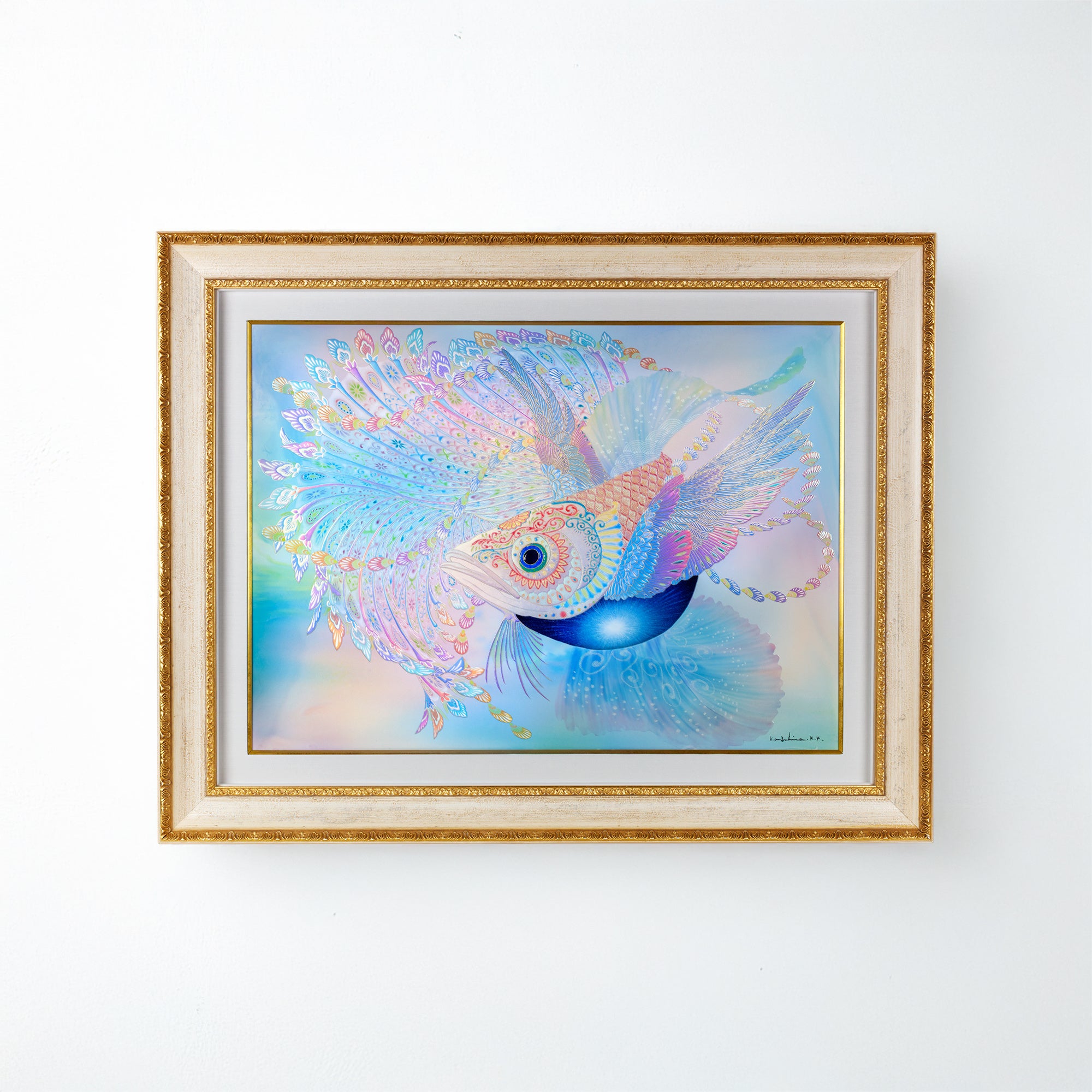 絵画です。これ以外にも掛け軸や絵画あり是非欲しい方は連絡下さると嬉しいです 内なる太陽に輝きを」─ 焼き物の絵画〈陶彩画〉の新作展を大阪・東京