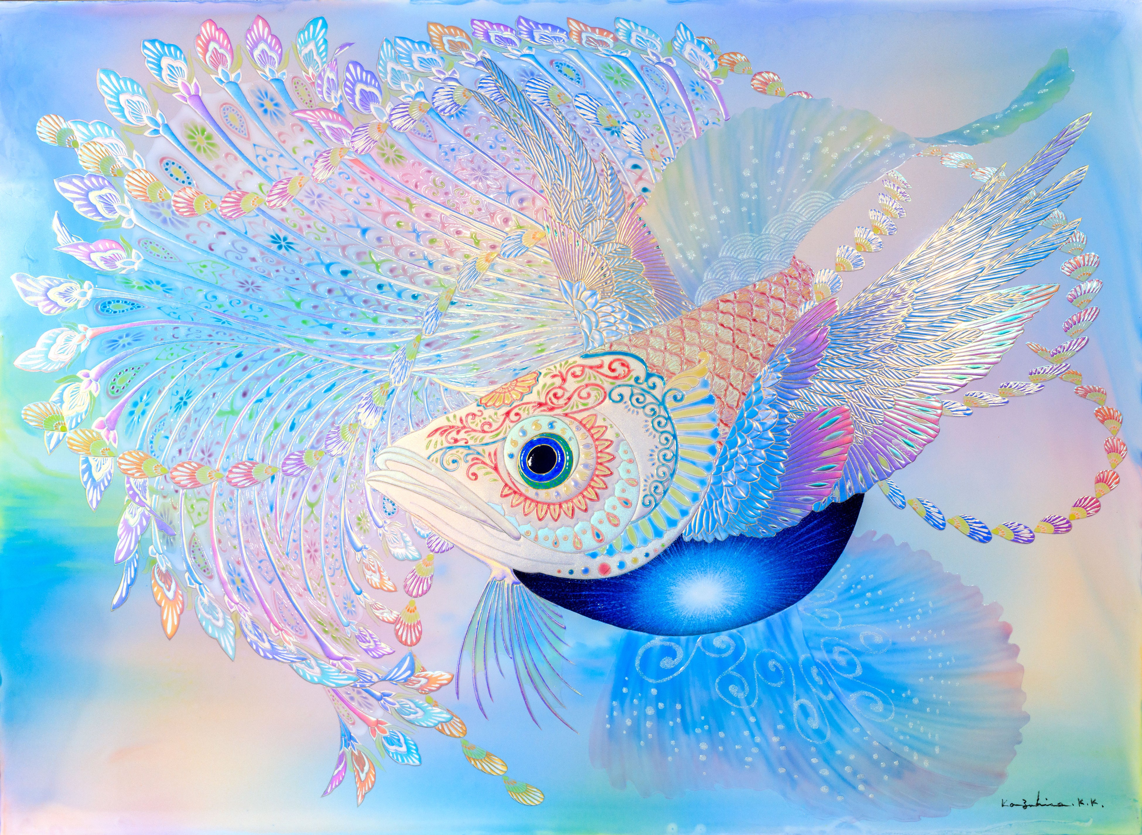 内なる太陽に輝きを」─ 焼き物の絵画〈陶彩画〉の新作展を大阪・東京