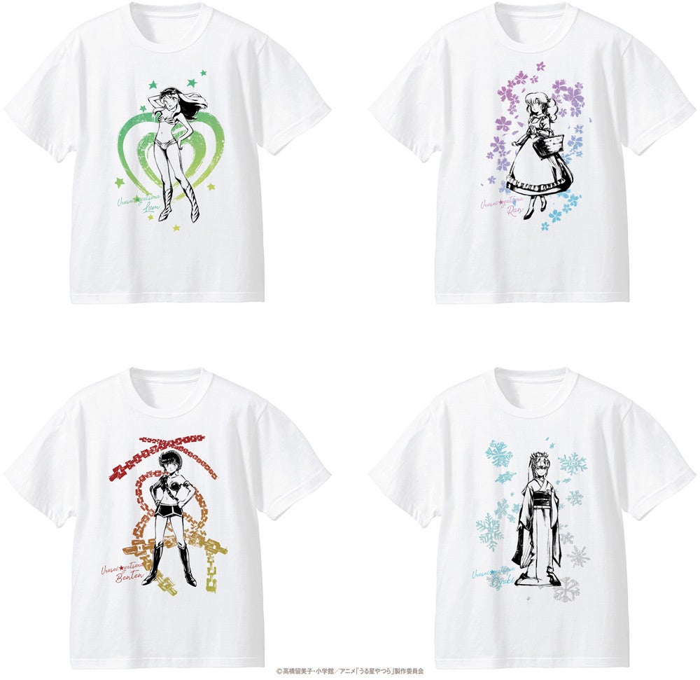 墨絵Tシャツ(L/XLサイズ) 全4種 各4,620円(税込)