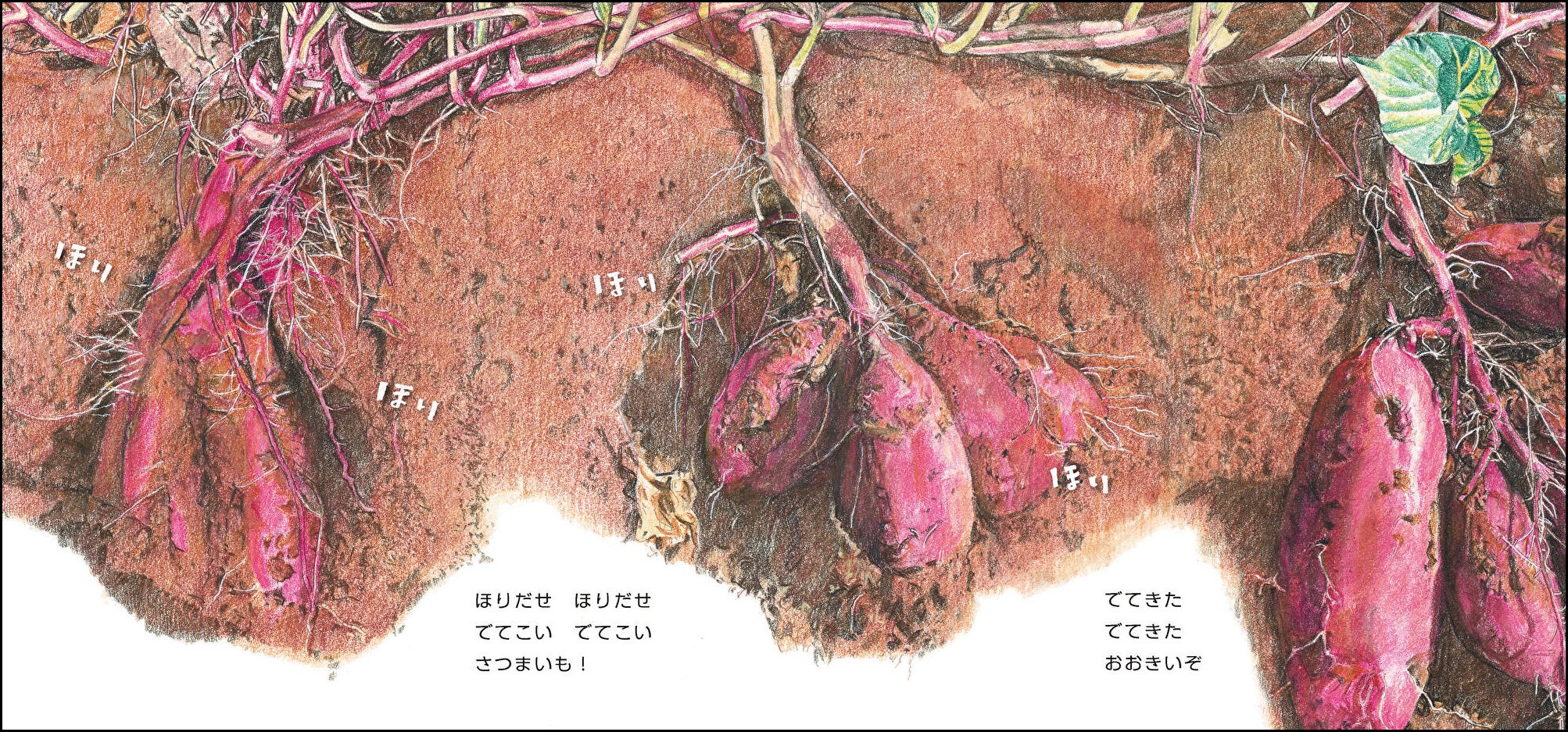 『ごろんずっしり さつまいも』（いわさゆうこ　さく）