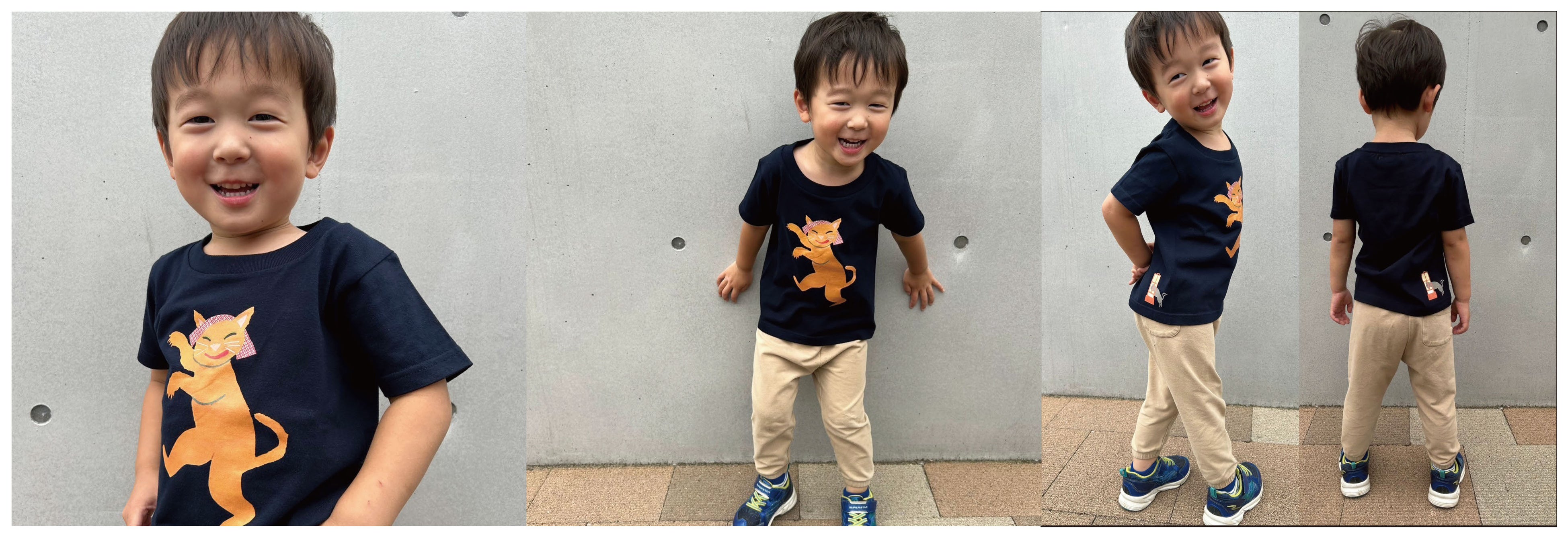 モデル身長：97cm　着用サイズ：100cm