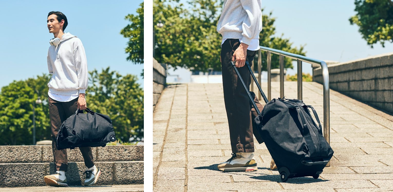 トラベルブランドMILESTOより、機能性とデザインを極めたSTLAKT