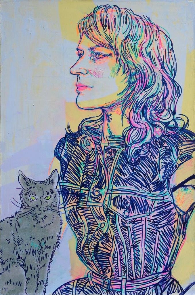 Hope Gangloff, Sketch of Caitlin MacQueen for McQueen, 2022