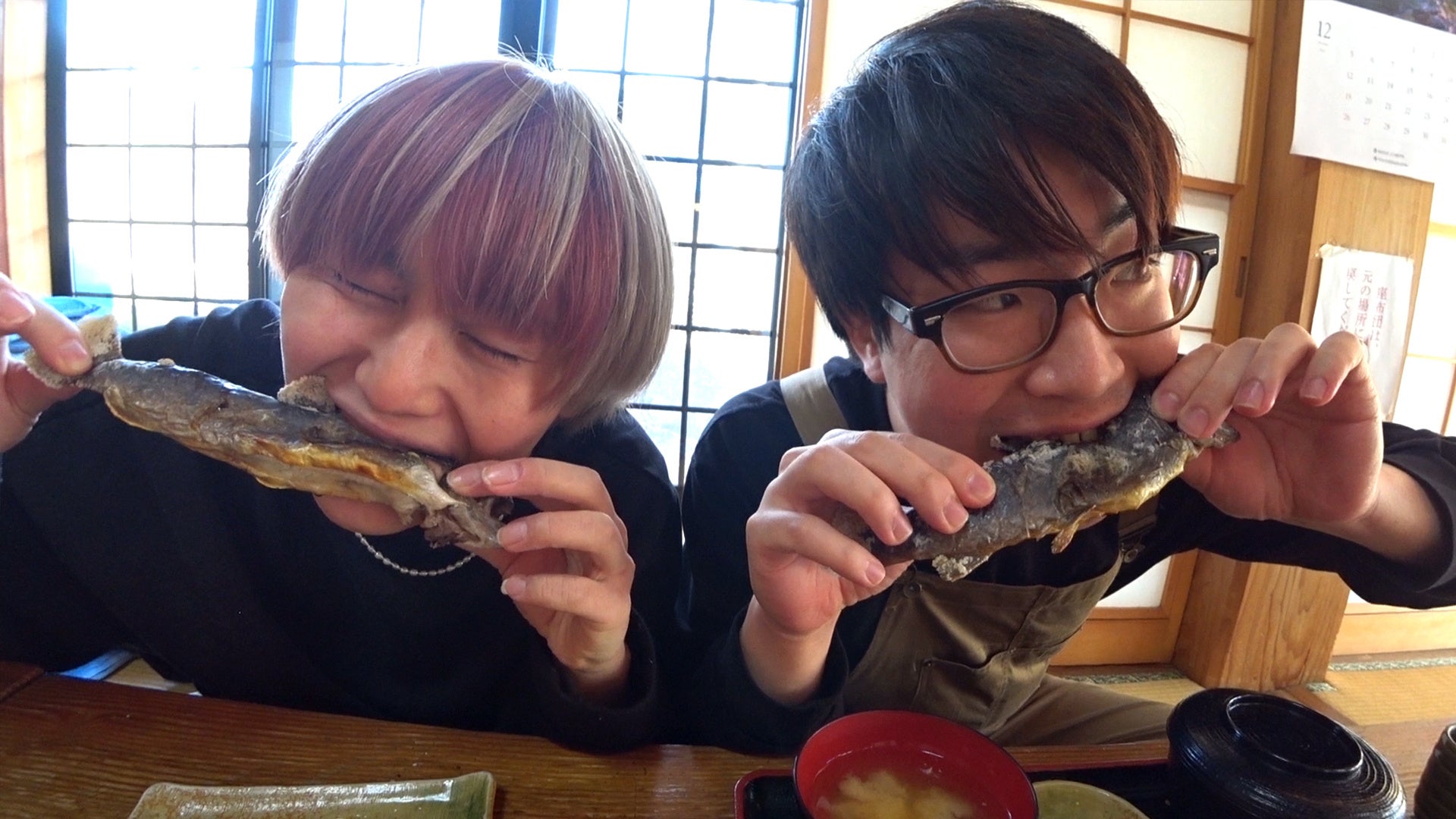 レストラン幻魚亭（川内村）にて