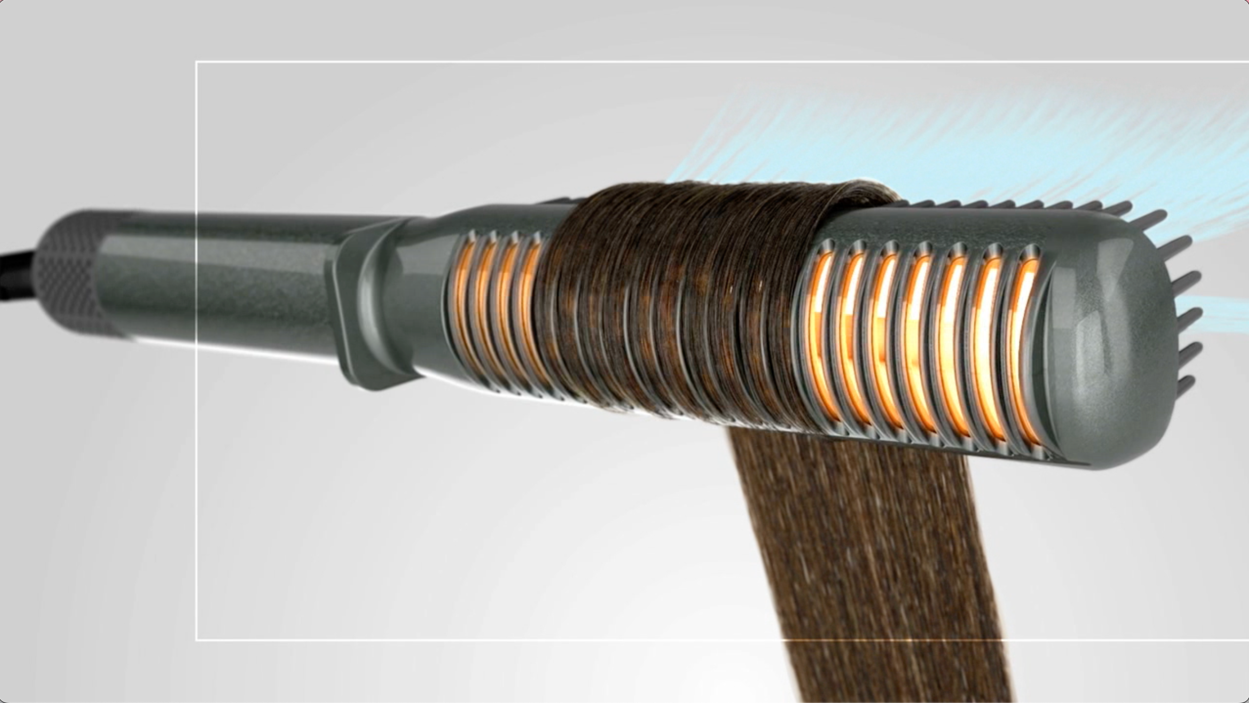 韓国市場でシリーズ累計35億円突破のブラシ型ヘアアイロン