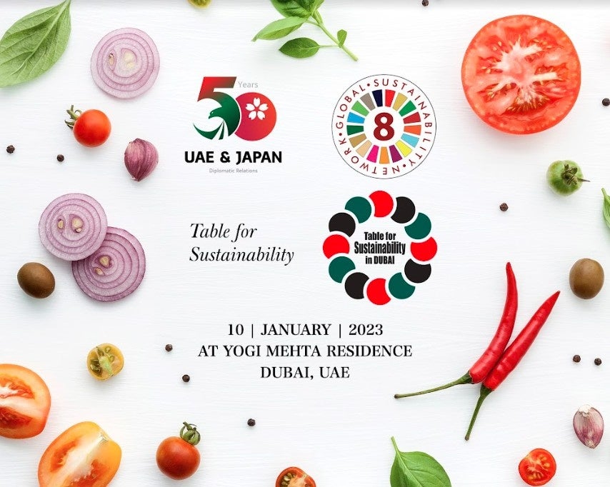 Table for Sustainablity In Dubai 公式バナー