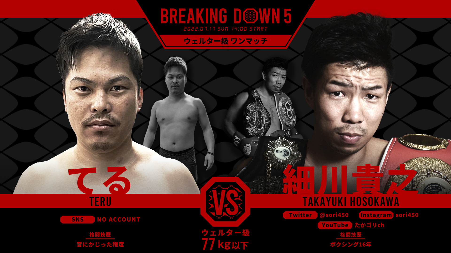 てる vs. 細川貴之