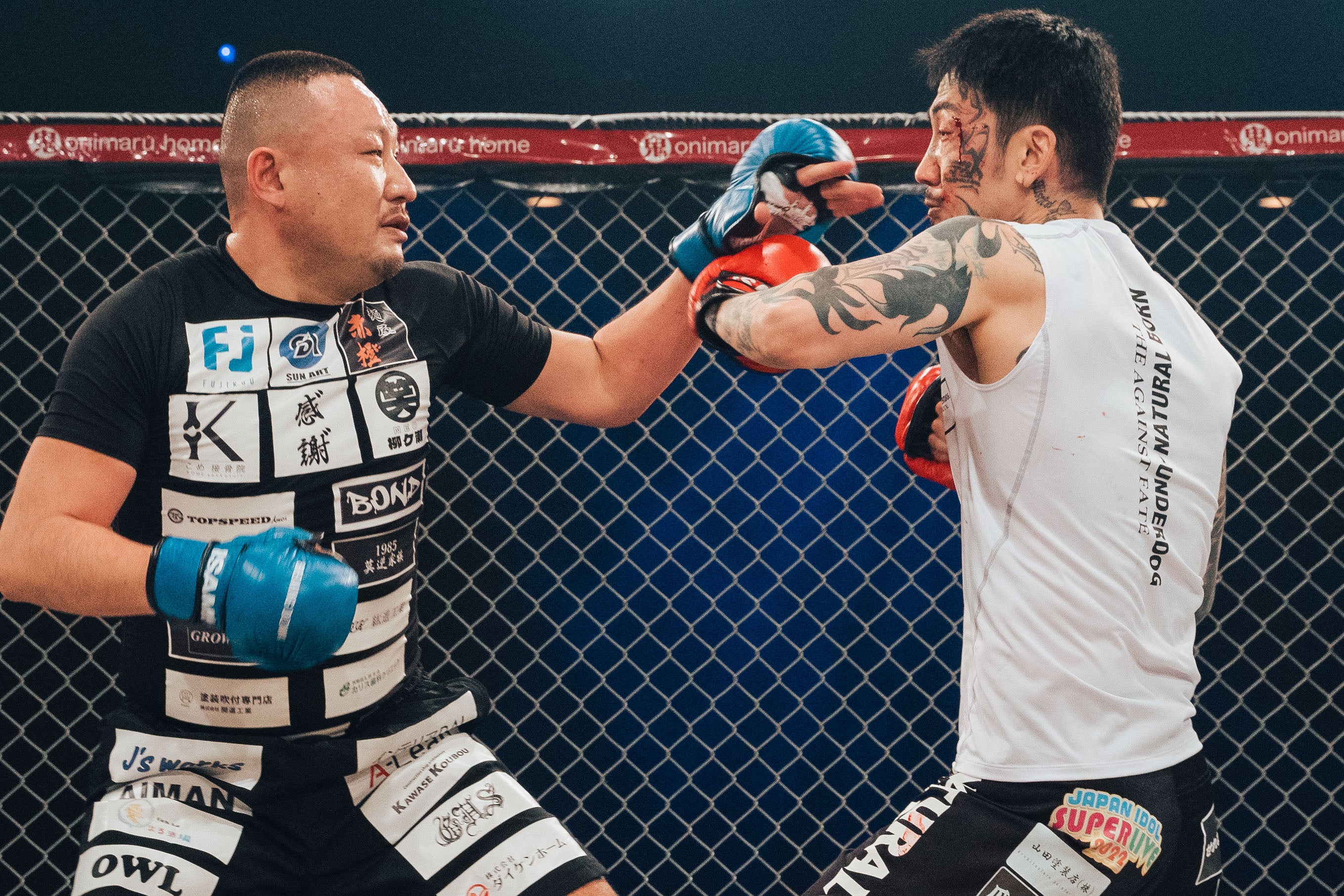 ミドル級ワンマッチ 84kg 以下：梵頭選手 vs. 瓜田純士選手