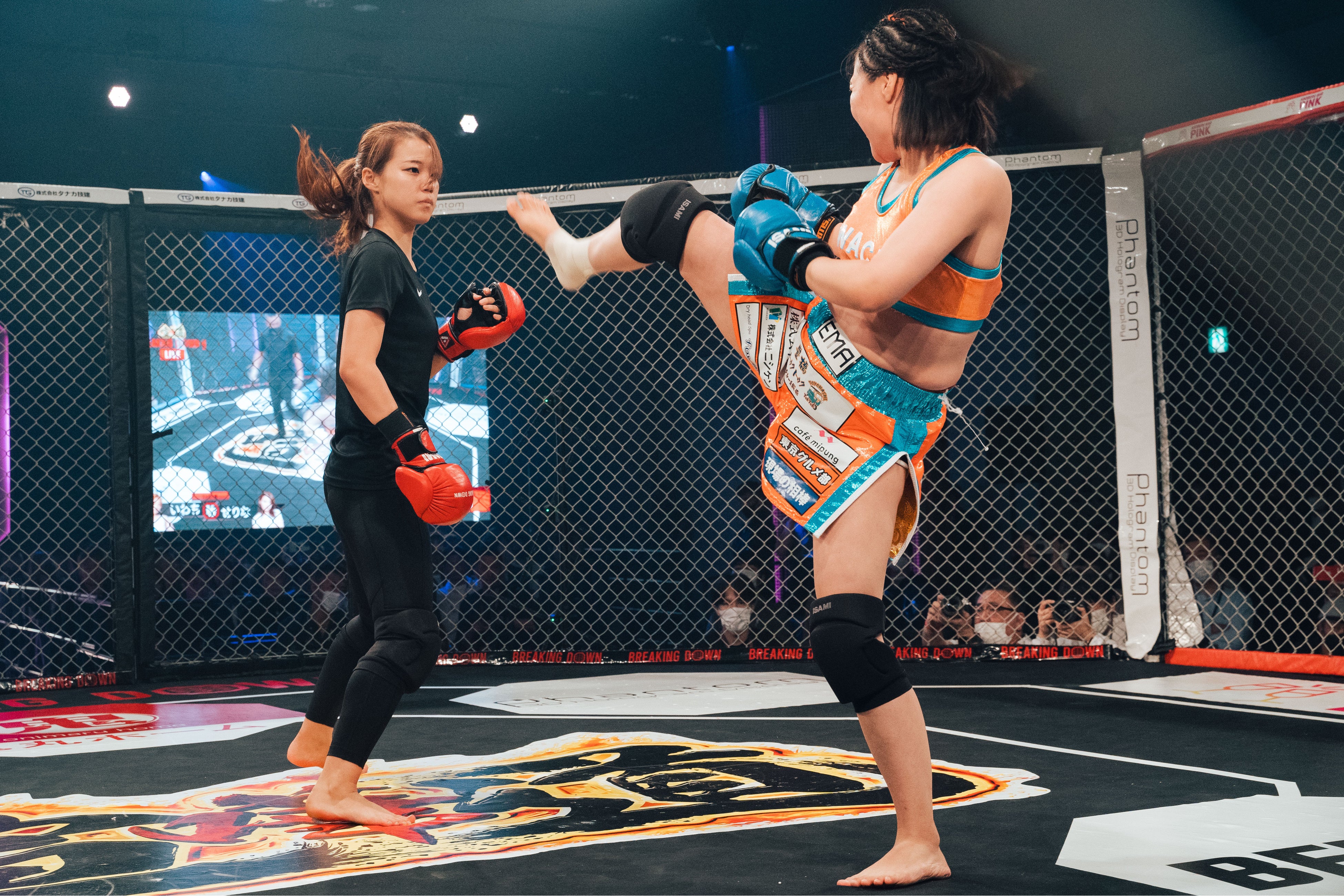 ストロー級ワンマッチ 51kg 以下：いわち選手 vs. せりな選手