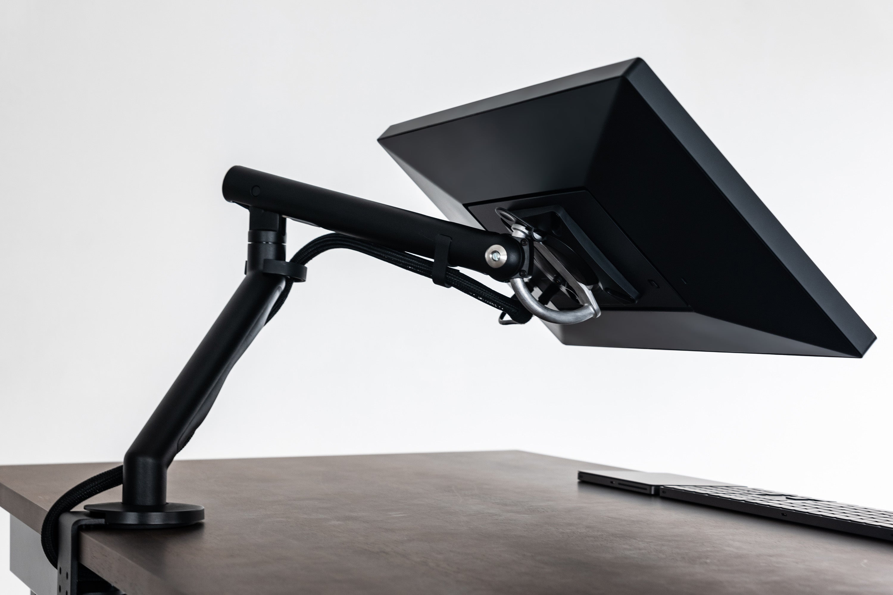 ハーマンミラー FLO Monitor Arm フロー モニターアーム ブラック Flo(フロー) モニターアーム シングル ( VESA規格対応 CBS