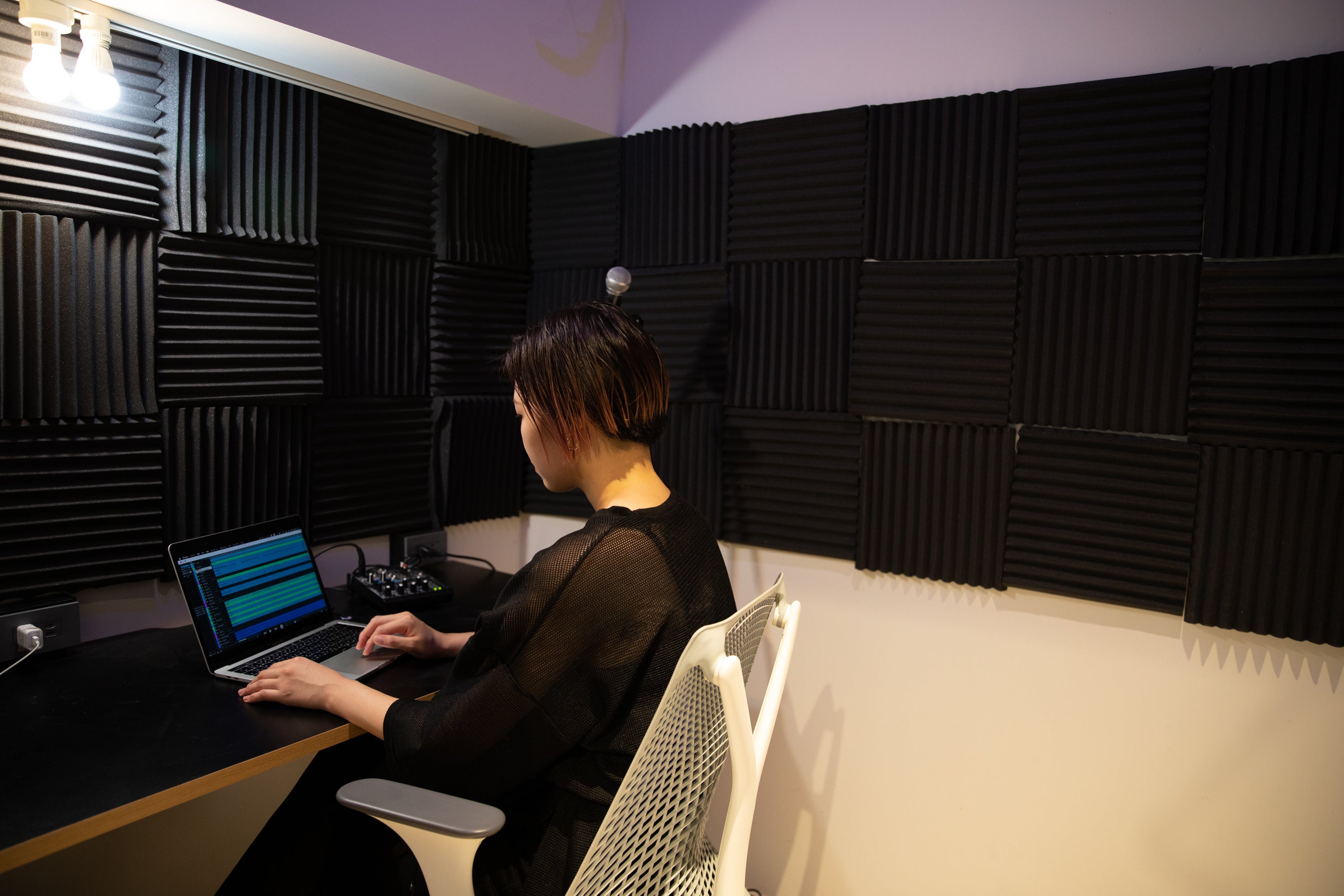 レジデンスlite防音室の様子