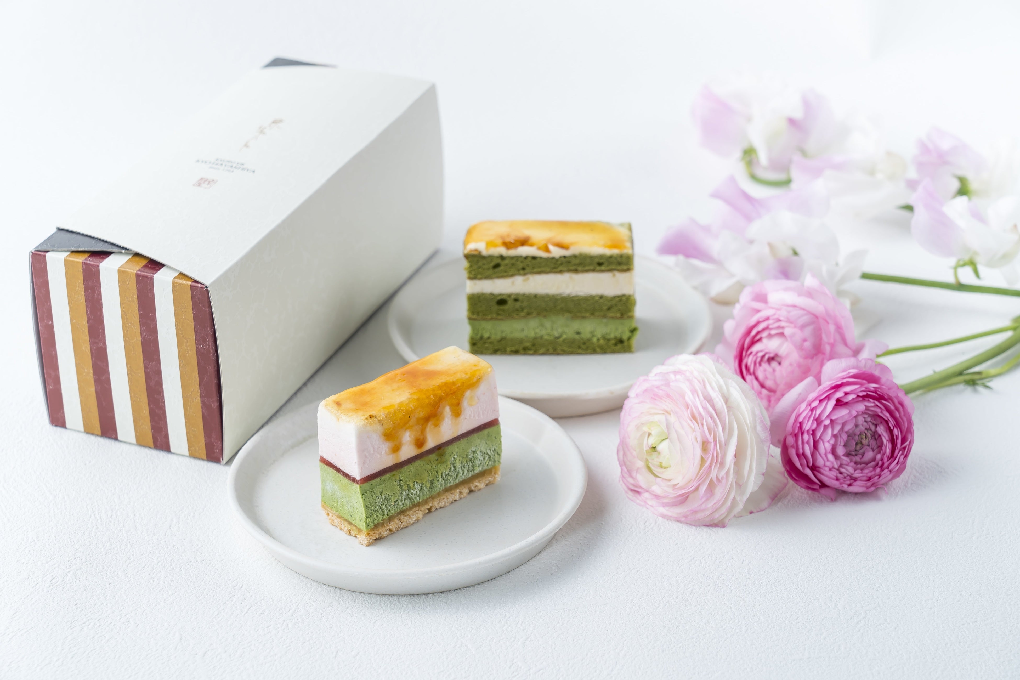 フランス伝統菓子「サンマルク」を京はやしや風にアレンジ。