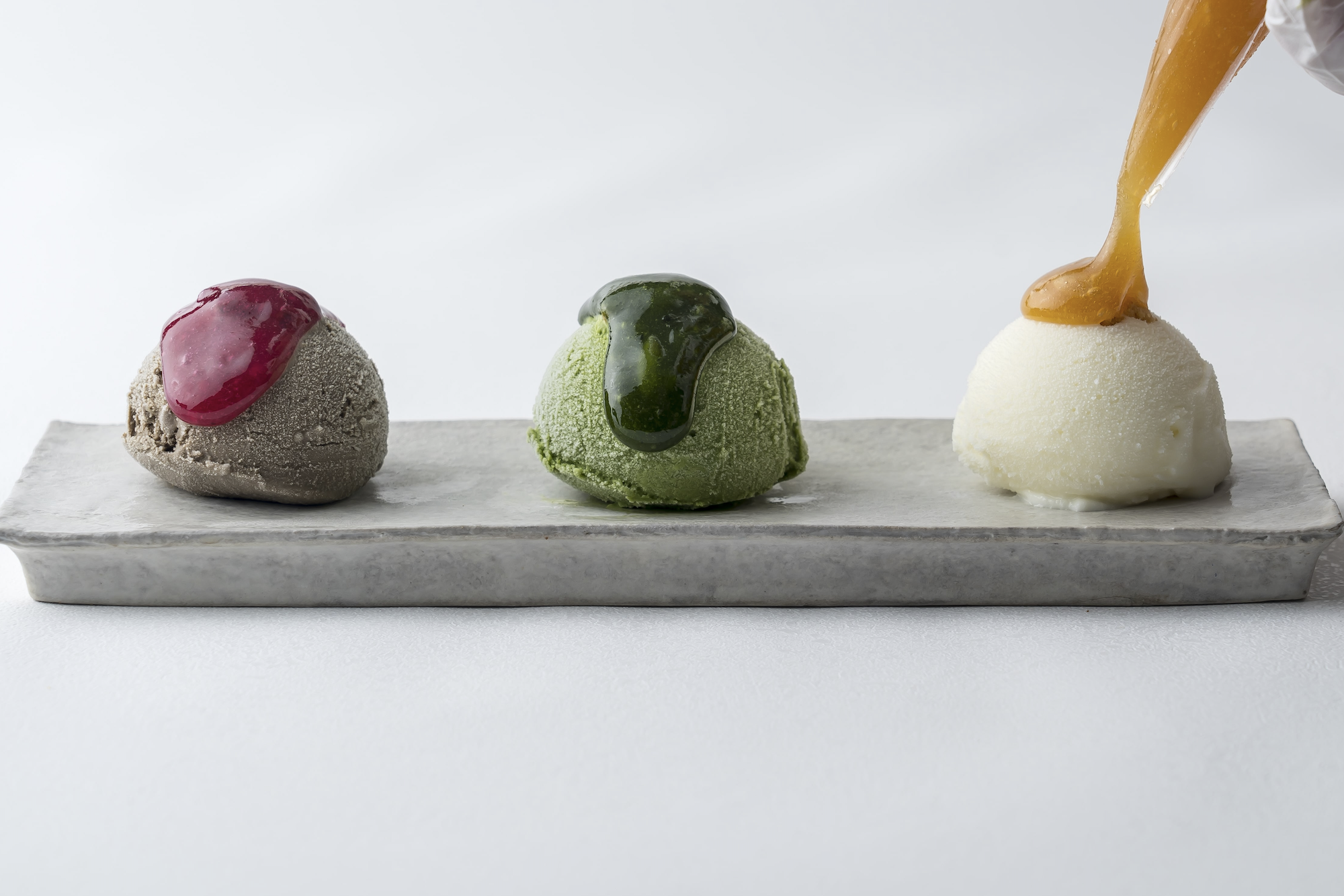 個性豊かな3種の味。