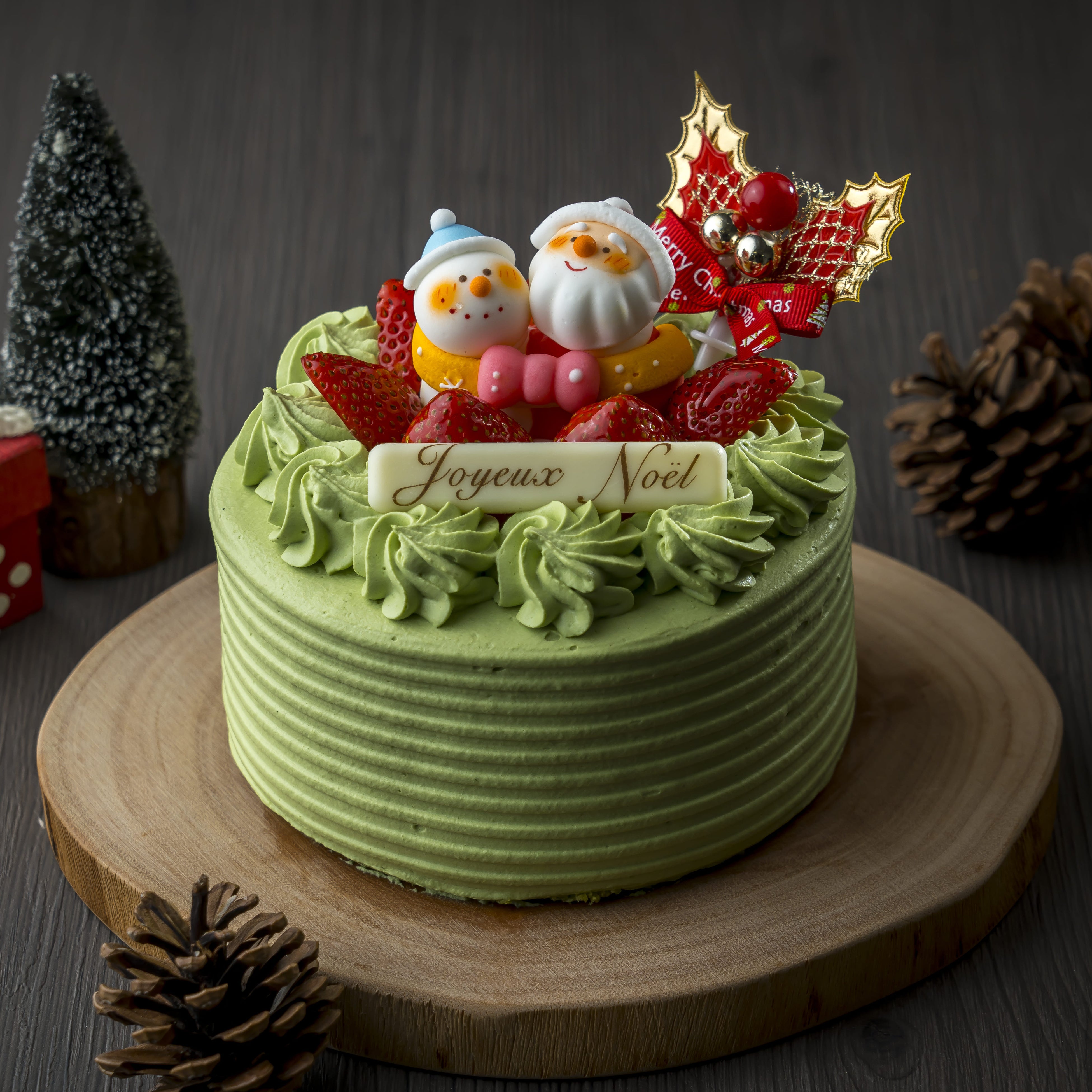 抹茶・4号サイズ（約12cm）