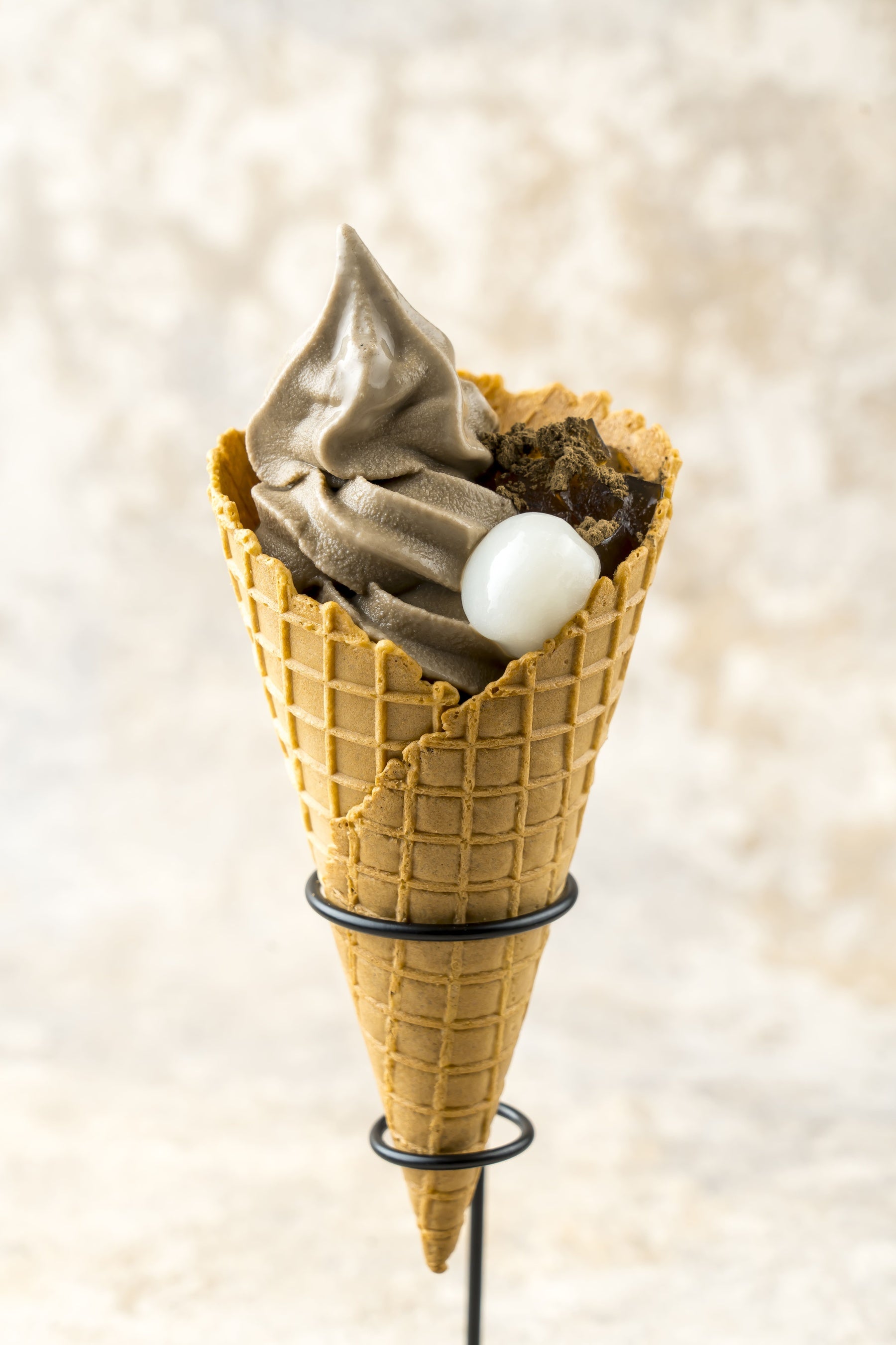 わらび餅ソフト ほうじ茶