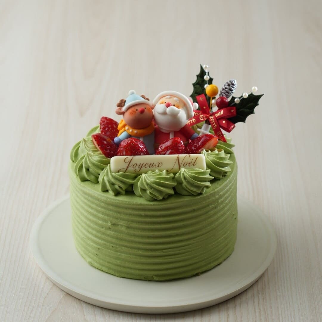 写真①「抹茶」 4号サイズ 4,200円(税込) （直径12cm）