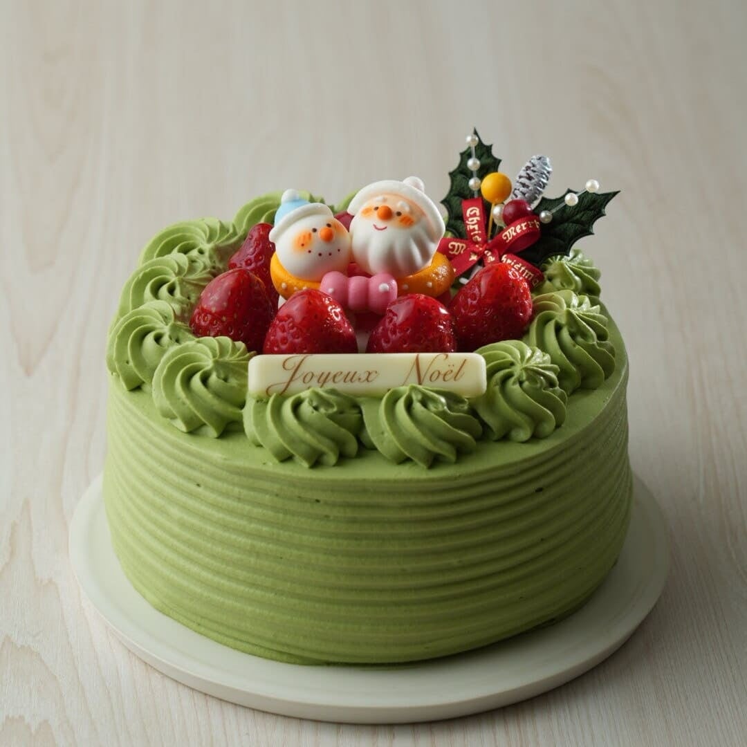 写真⑥「抹茶」 5号サイズ 5,616円(税込)(直径15cm)