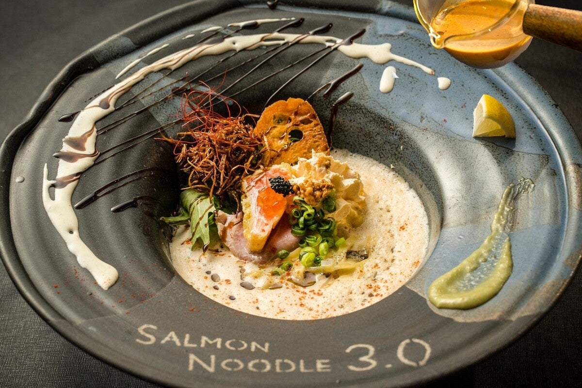 サーモン✖︎うにくnoodle