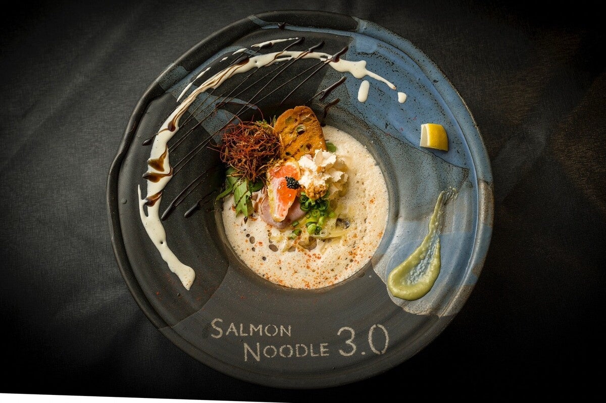 サーモン✖︎うにくnoodle