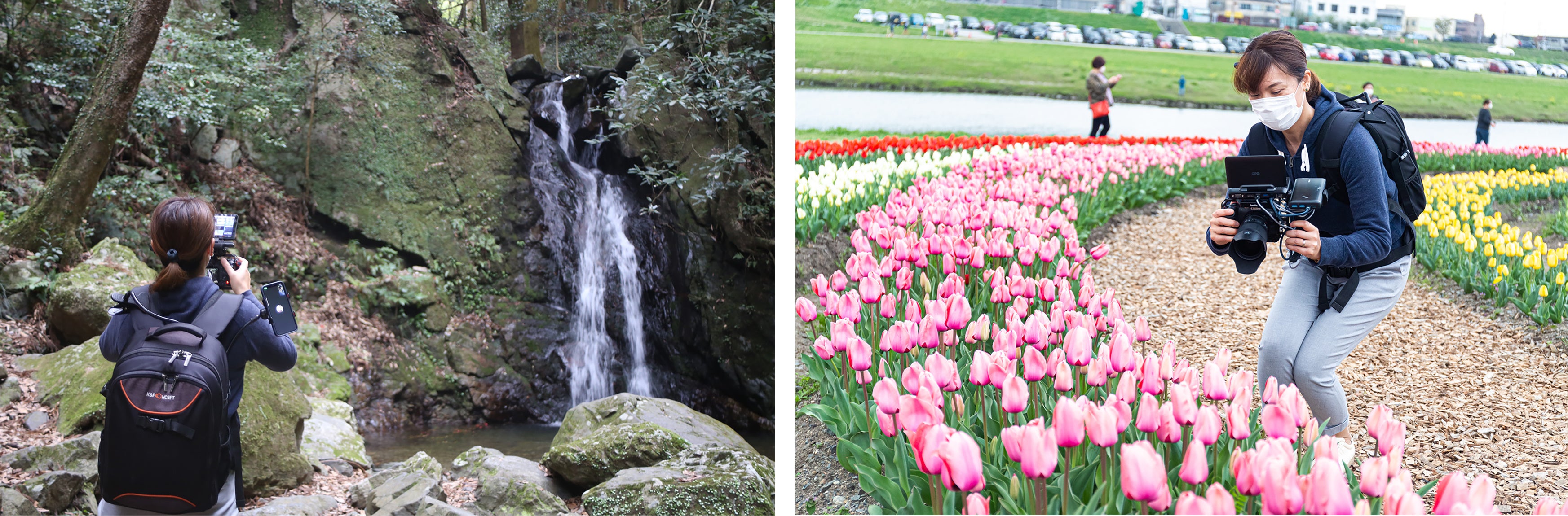 リモート撮影の様子