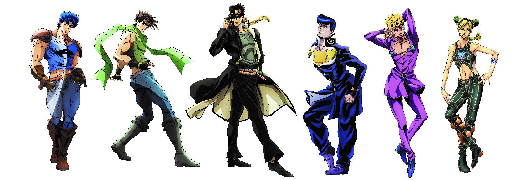 歴代ジョジョの等身大キャラクターパネルが登場