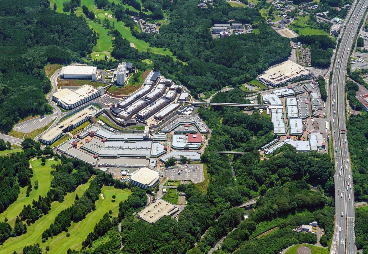 広大な敷地を持つ御殿場プレミアム・アウトレット