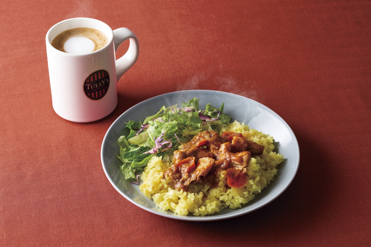 Tully’s Coffee East 大豆ミートのチキンオーバー風ライス