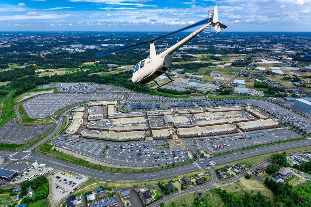 酒々井プレミアム・アウトレット 遊覧ヘリクルージング 2名様ペア乗車券