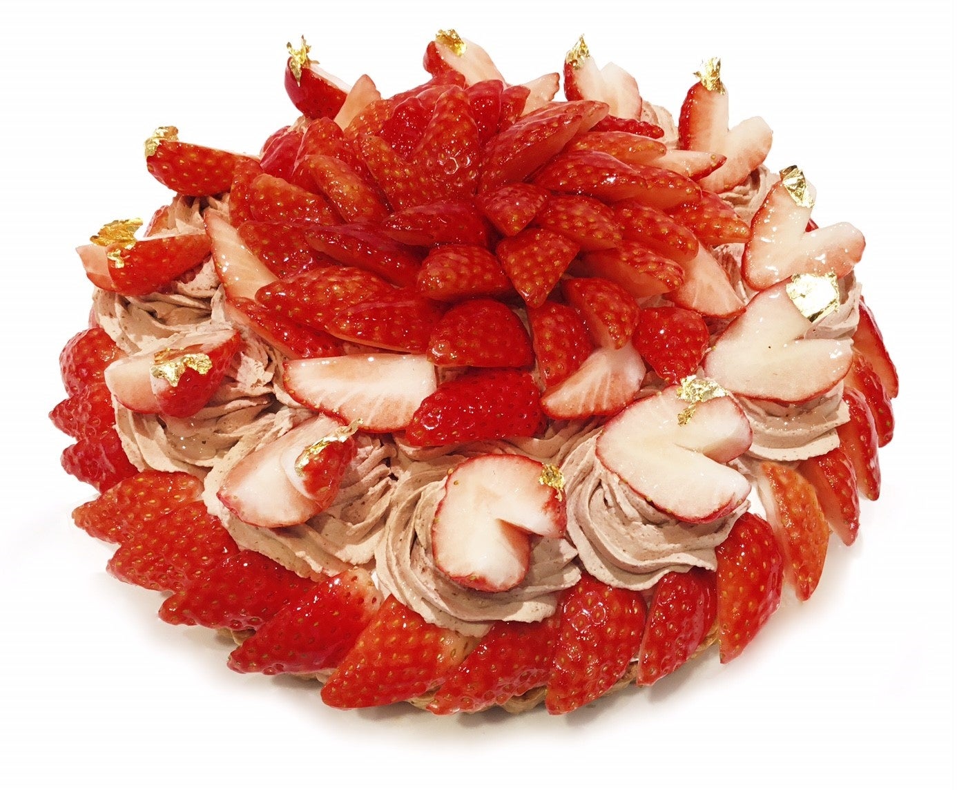 Café comme ca いちごのショコラモンブラン