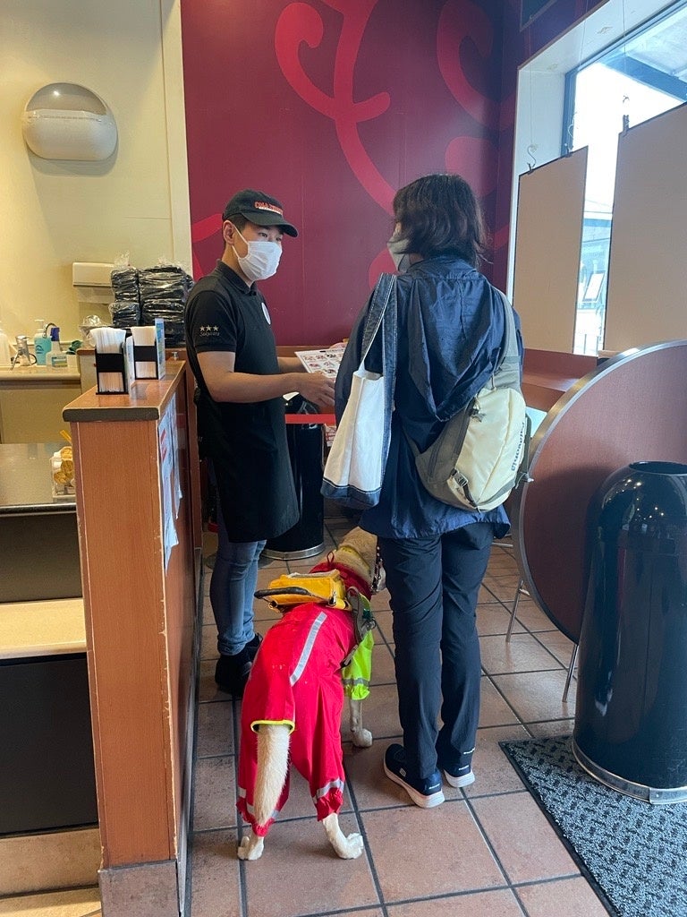 飲食店舗でも模擬接客を実施