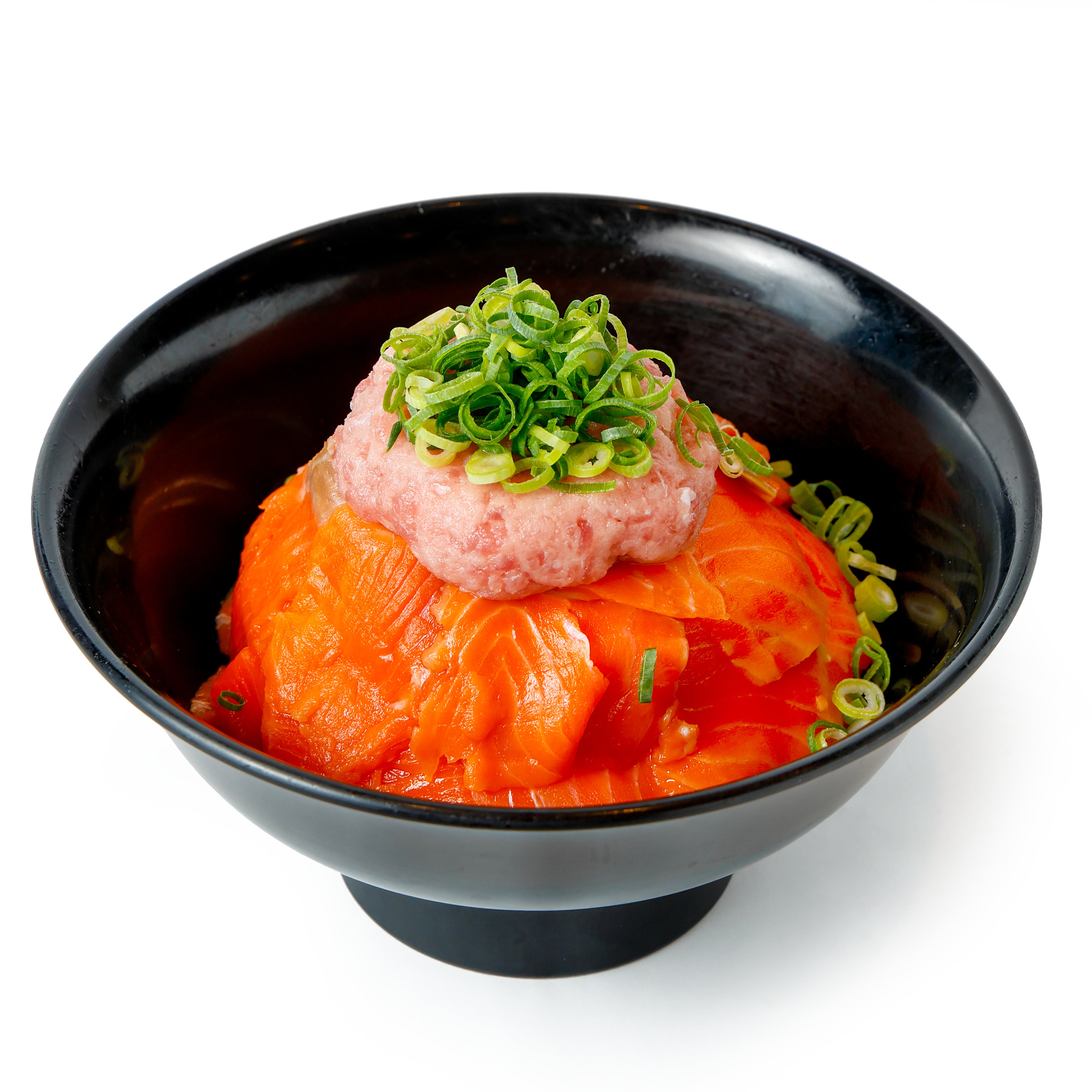 サーモンてんこ盛りネギトロ丼