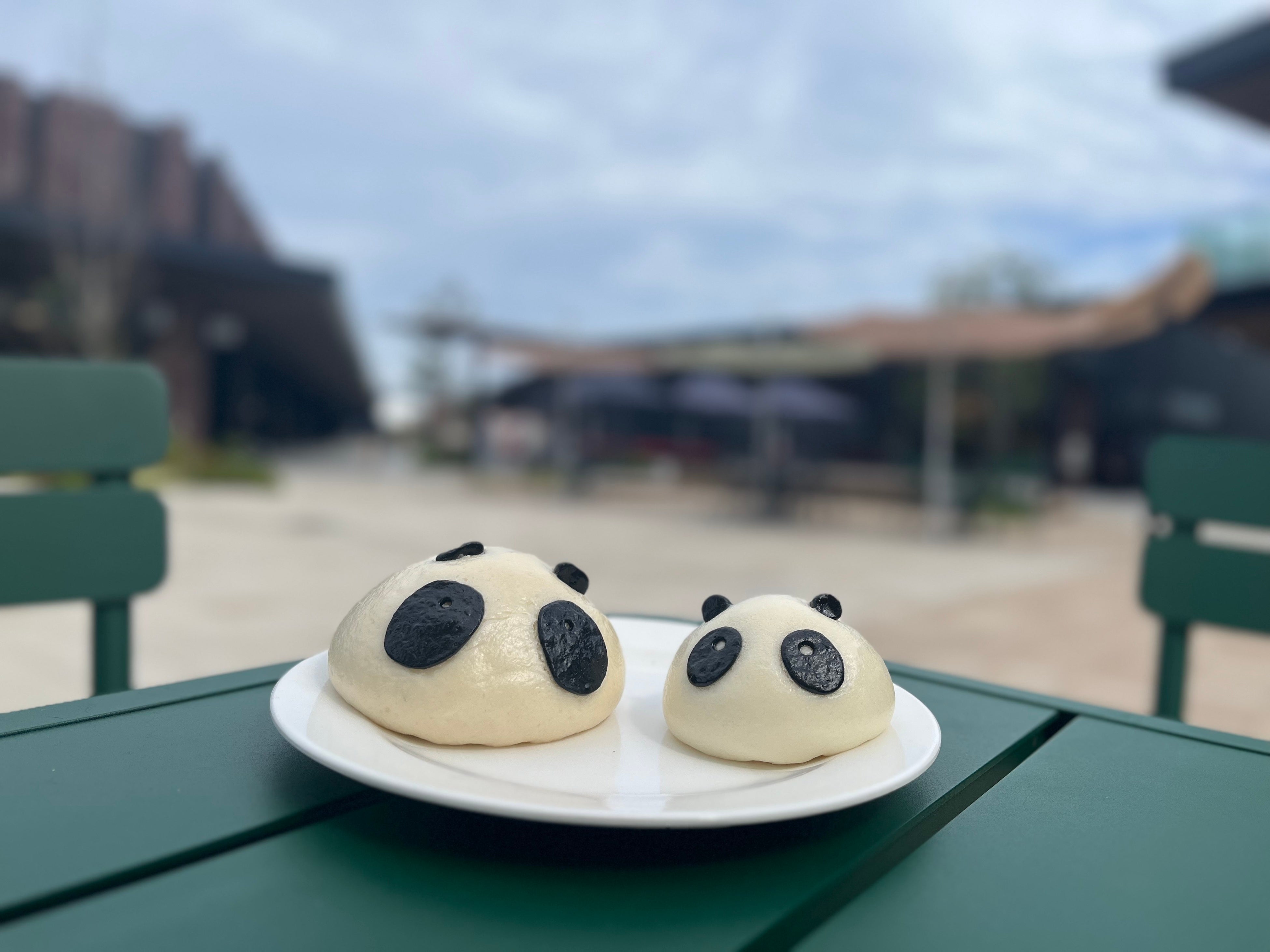 暁雲亭　パンダまんセット