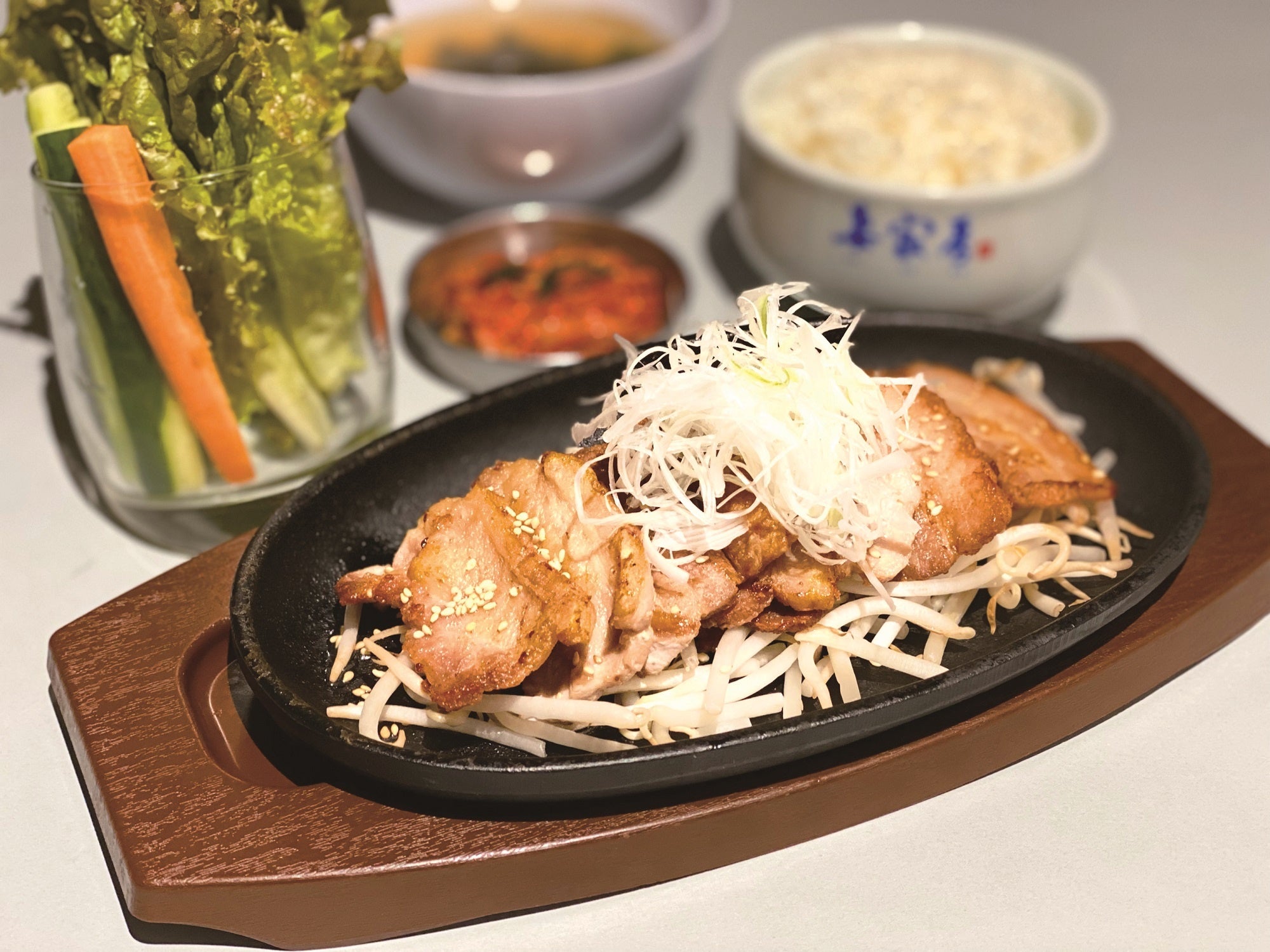 妻家房&nbsp; 「鉄板ふかやネギサムギョプサル」