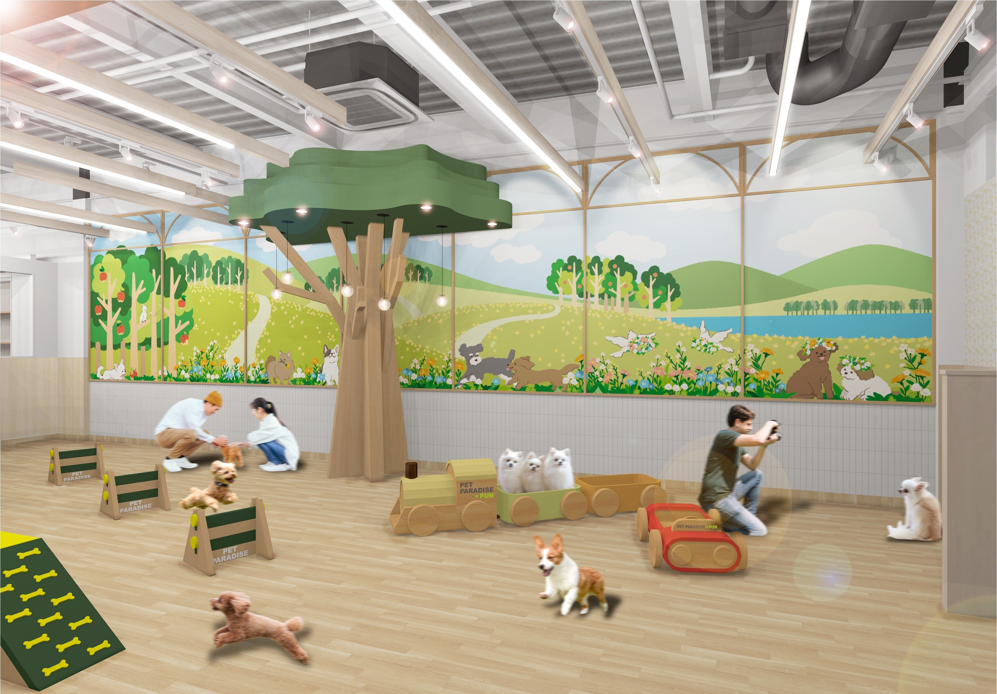 ※室内ドッグランイメージ