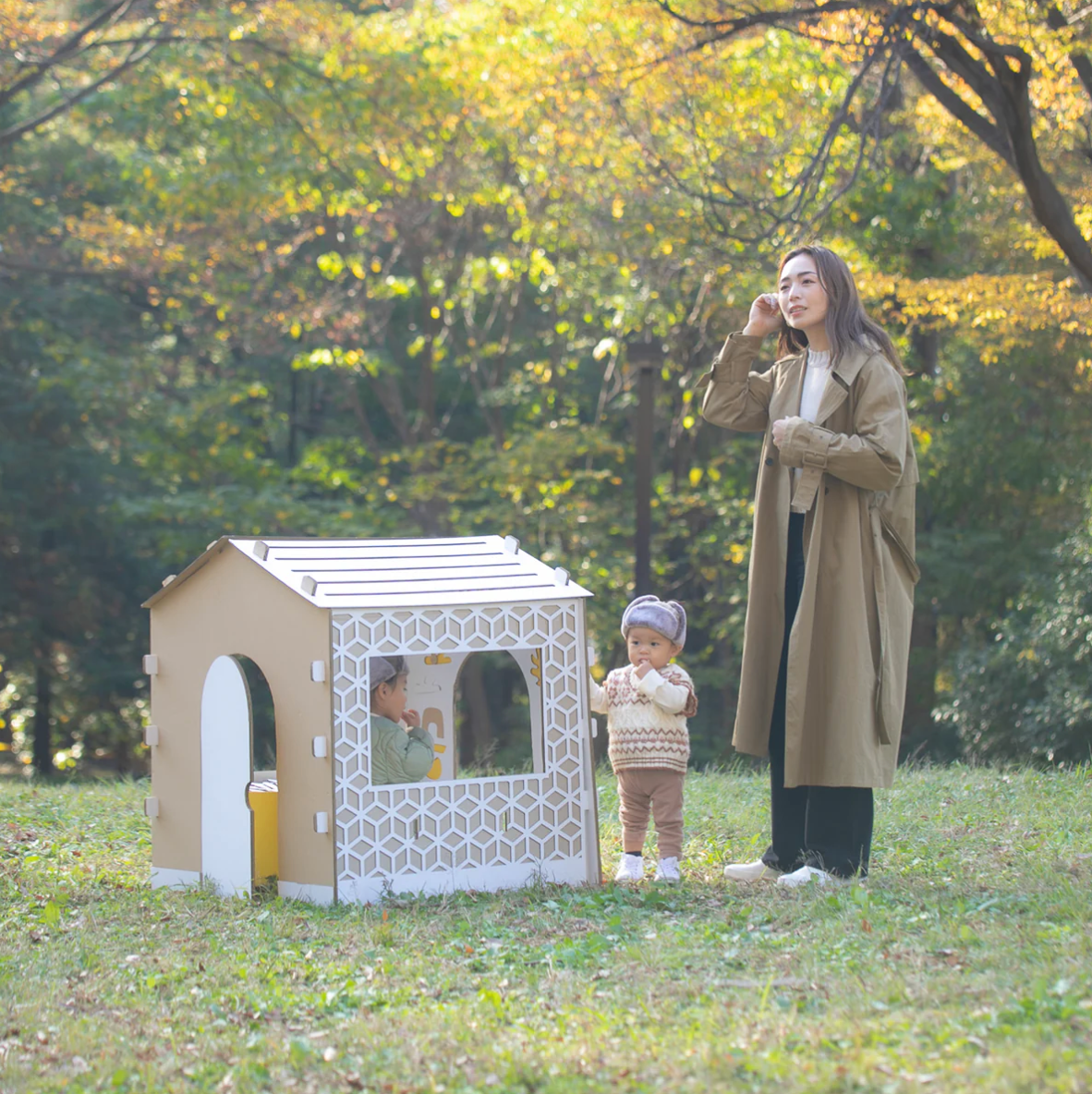 ダンボールキッズハウスの「My Base」