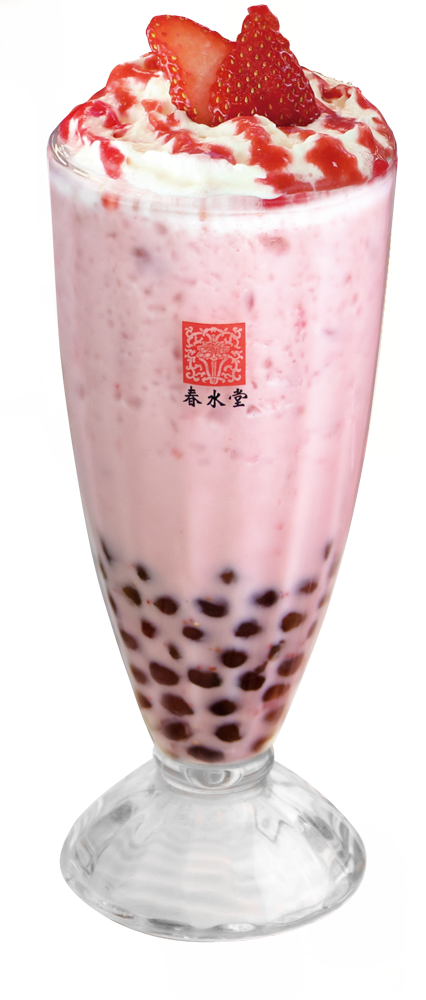 タピオカ苺ミルクティー