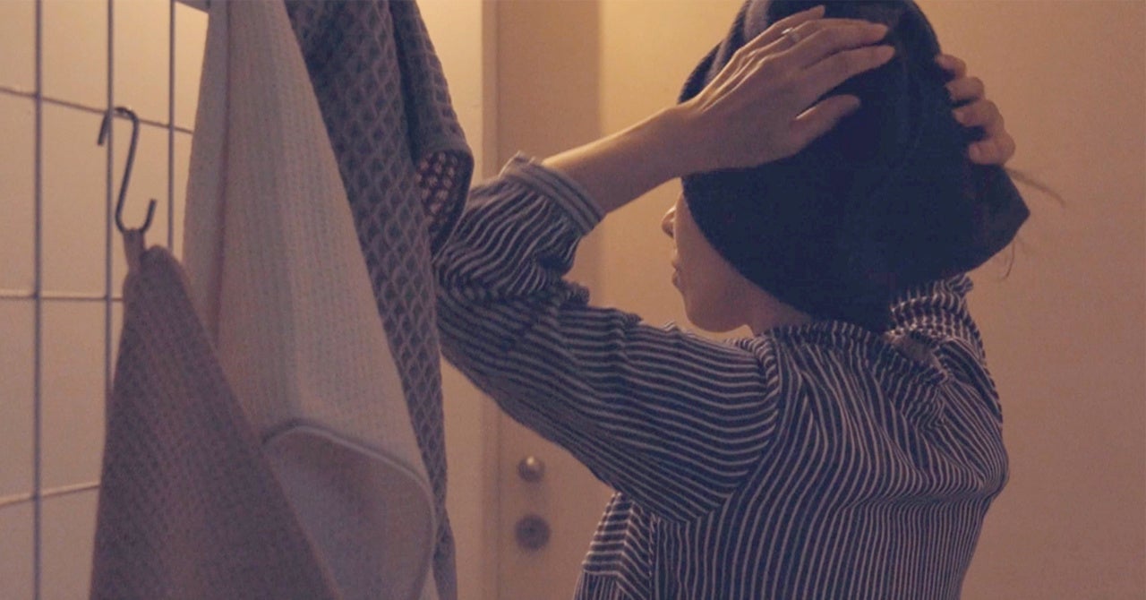 三者三様！お母さん＿お風呂上がりのヘアドライとして巻くのにちょうどいいサイズ感