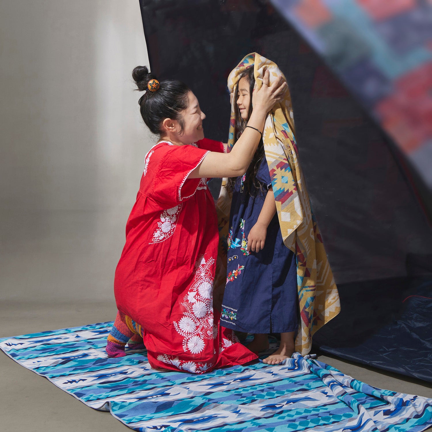 吸水性抜群のバイル地・水気をさっと一拭き