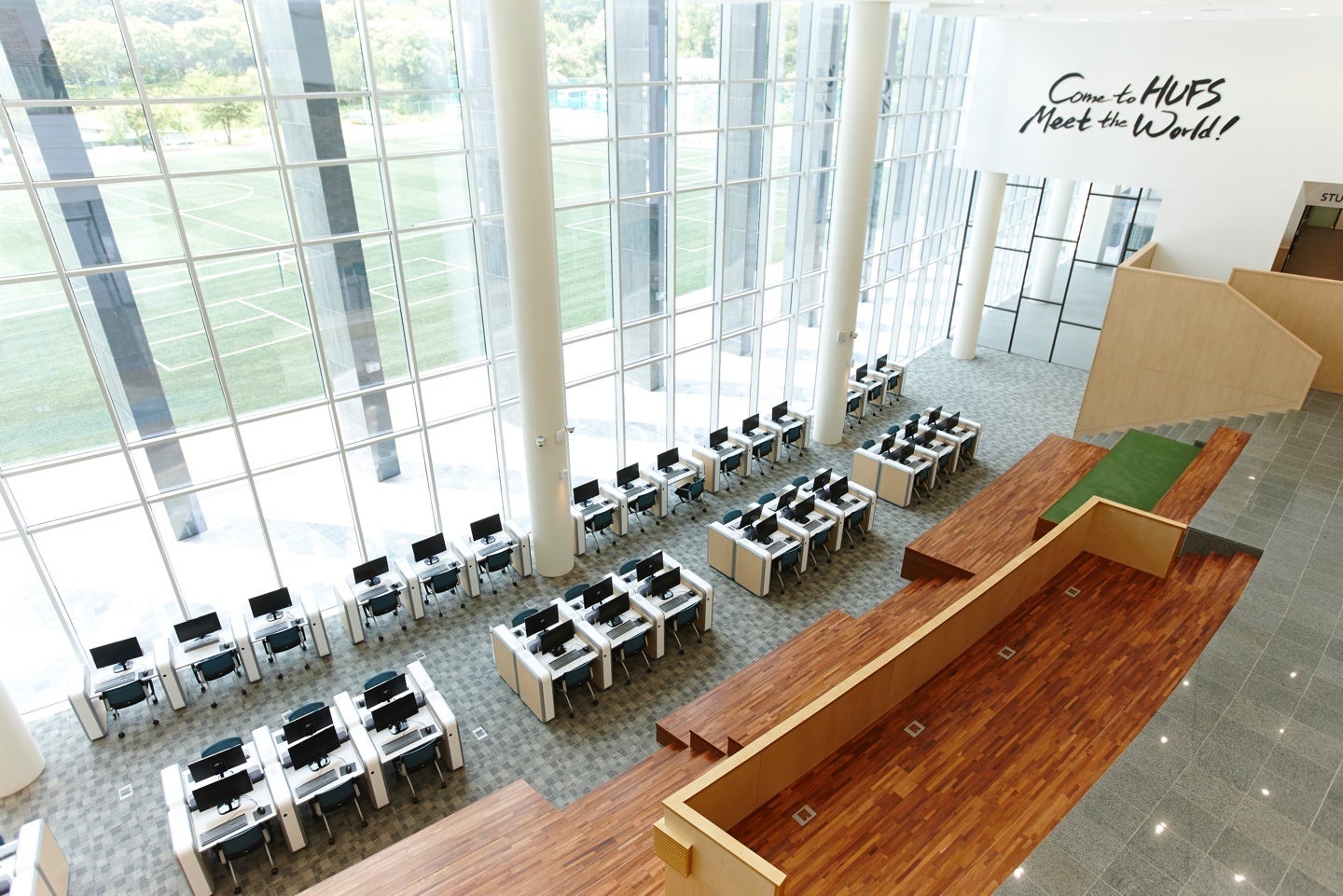 韓国外国語大学 キャンパス内観