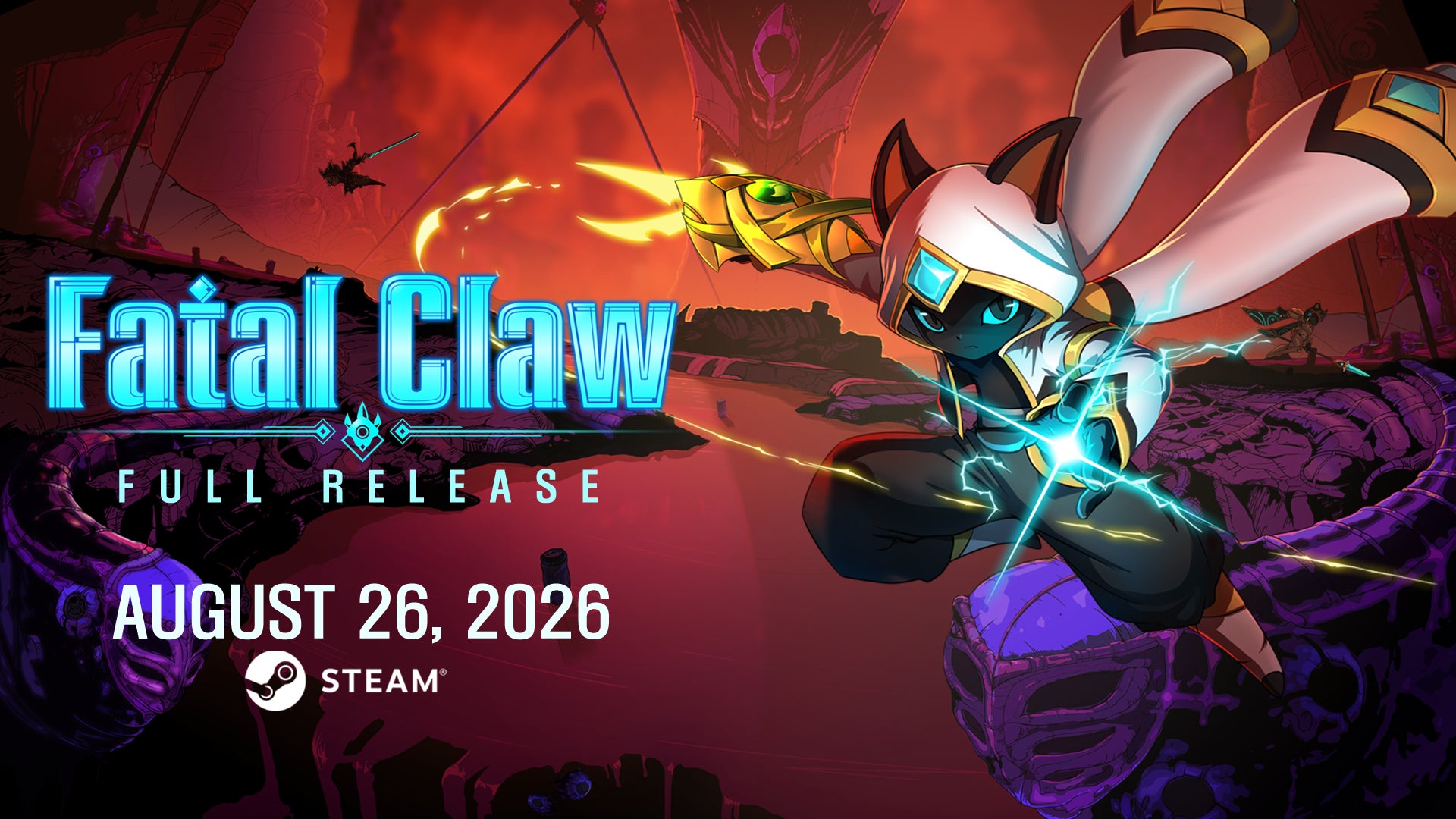 猫と探索!メトロイドヴァニア『Fatal Claw』8月26日発売、トレーラー公開 猫と探索!メトロイドヴァニア『Fatal Claw』8月26日発売、トレーラー公開