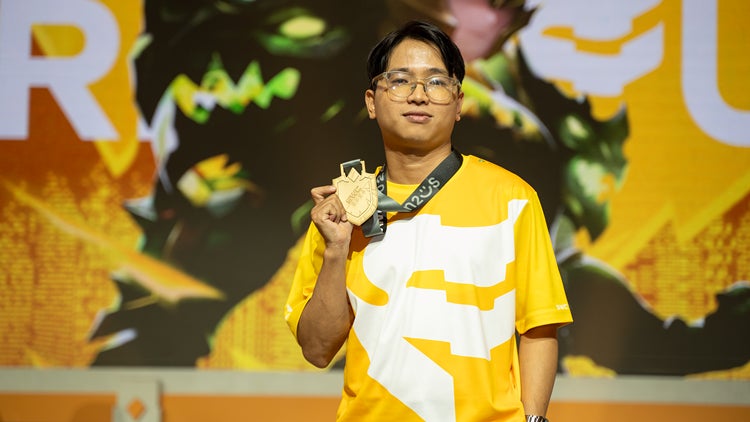 優勝したPU選手