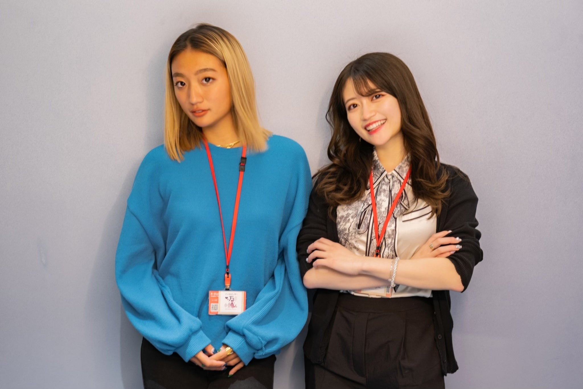 右：LLOTUS代表 川口加恋　左：インフルエンサー万博運営本部代表　笠井亜南