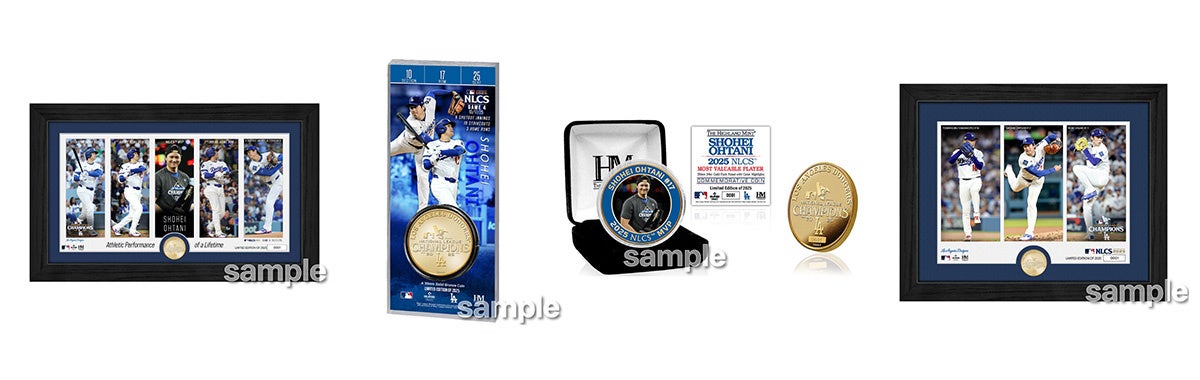 ドジャース大谷翔平、ナ・リーグ優勝決定シリーズMVP受賞記念！郵便局