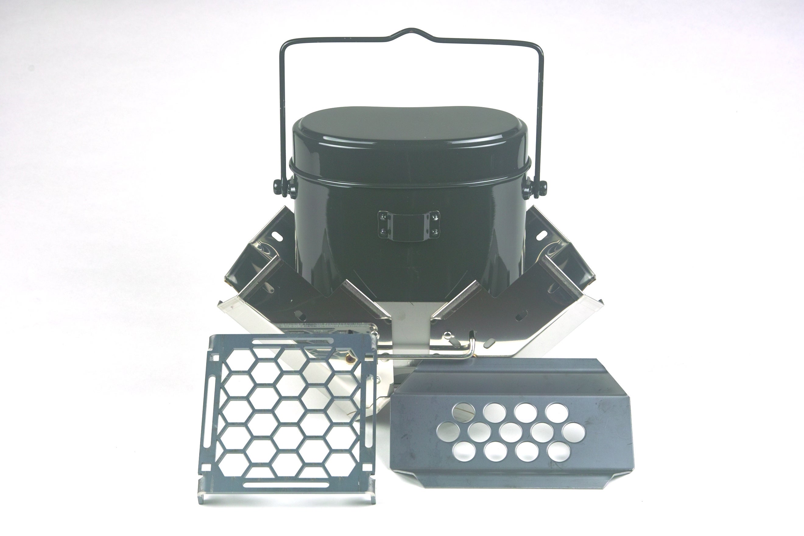 ハンゴーコンロ・回天壱形 焚火三揃